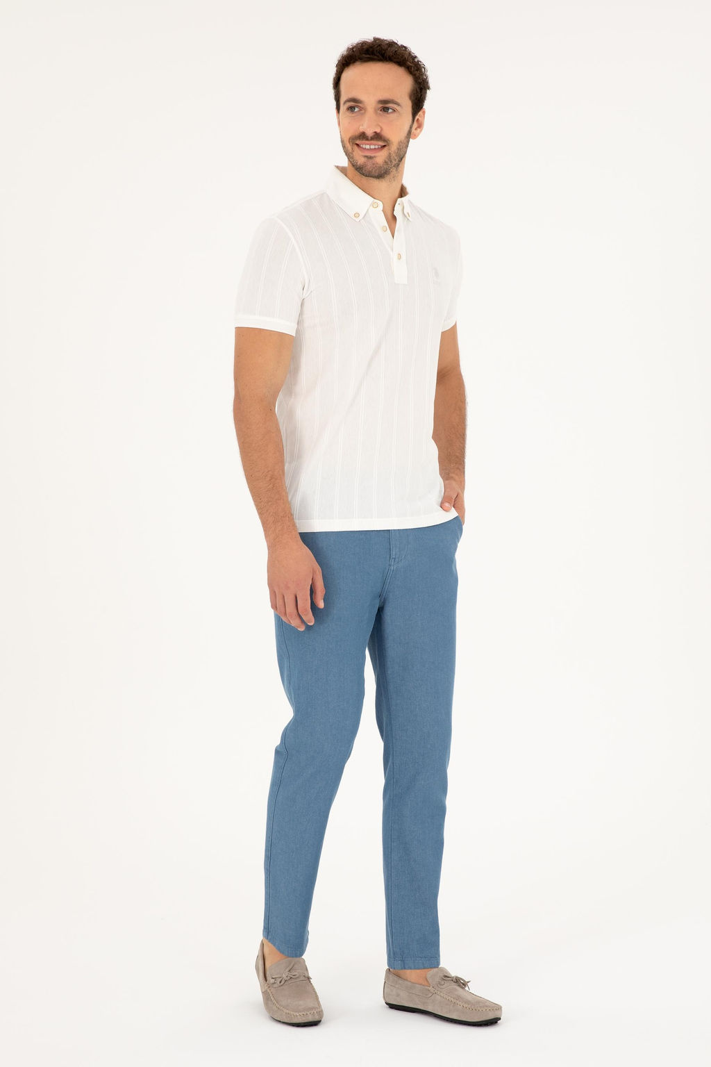 U. S. Polo Assn / Мужские джинсовые брюки цвета индиго - U.s. polo assn фото 3
