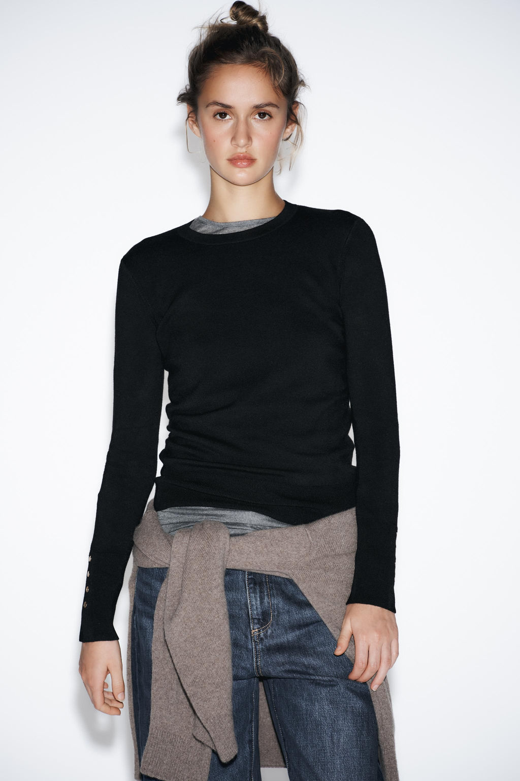 BASIC PLAIN KNIT JUMPER - Zara фото 11