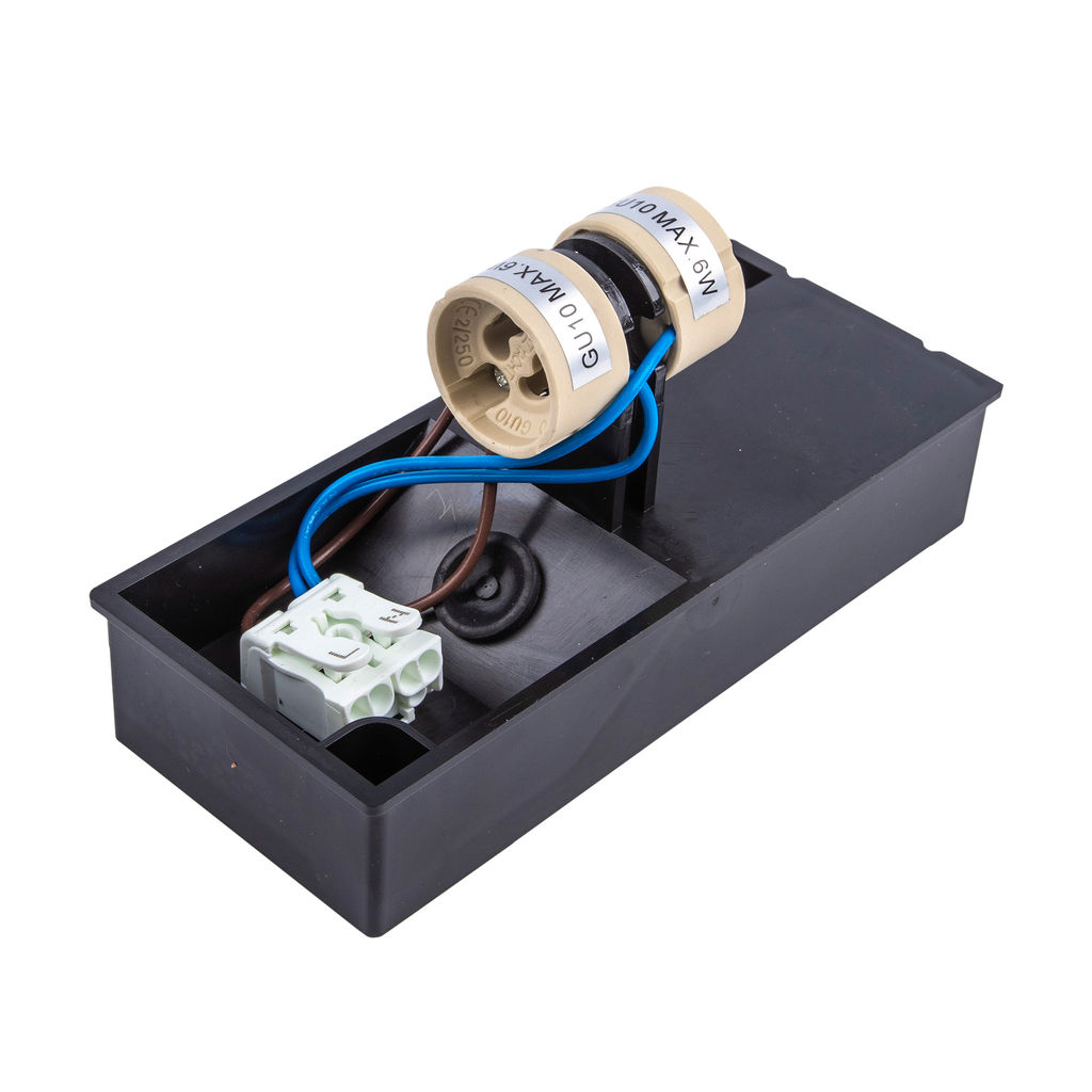 UUL-P42A 2х6W/GU10 IP65 MARBLE Светильник уличный, под две лампы GU10. Архитектурный накладной. Цвет корпуса мрамор. TM Uniel