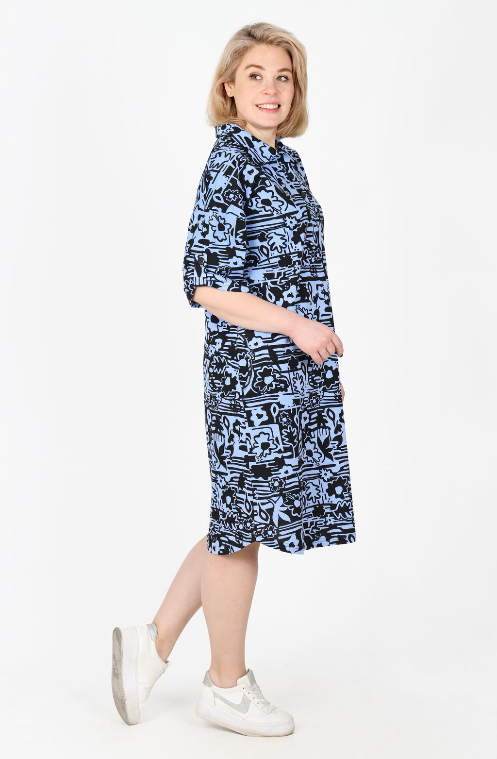 Платье София Х-452 (46-62) кулирка - Лотос фото 33