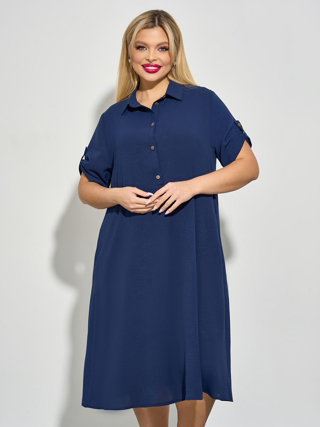 Платье 0258-1с глубокий черный - Dora фото 18