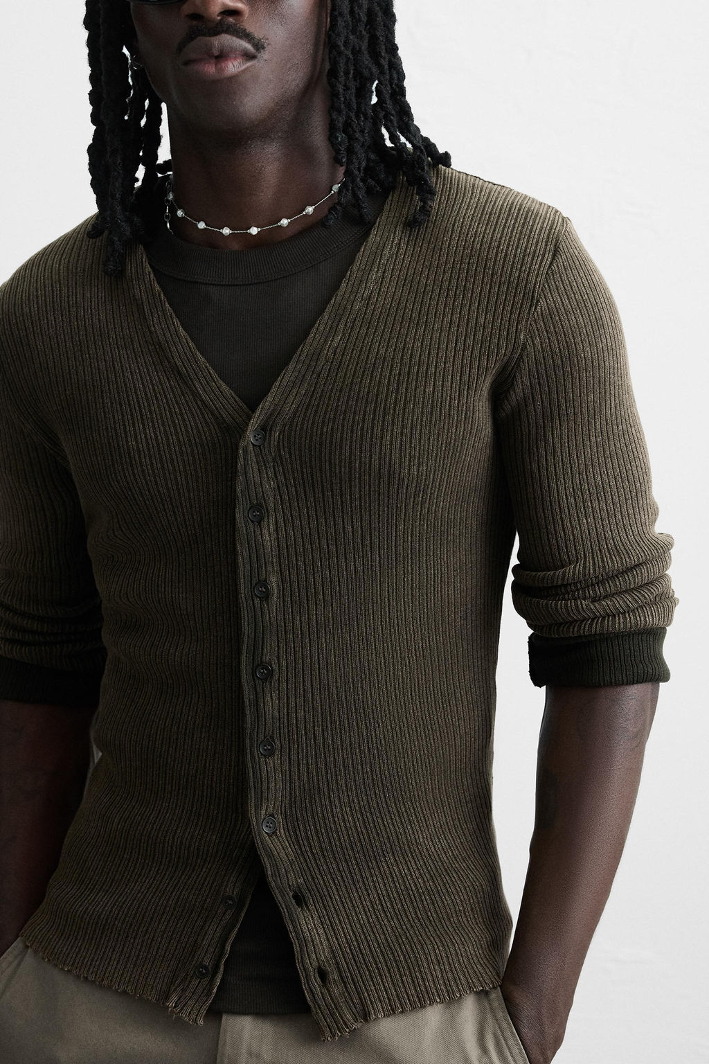WASHED RIB CARDIGAN - Zara фото 2