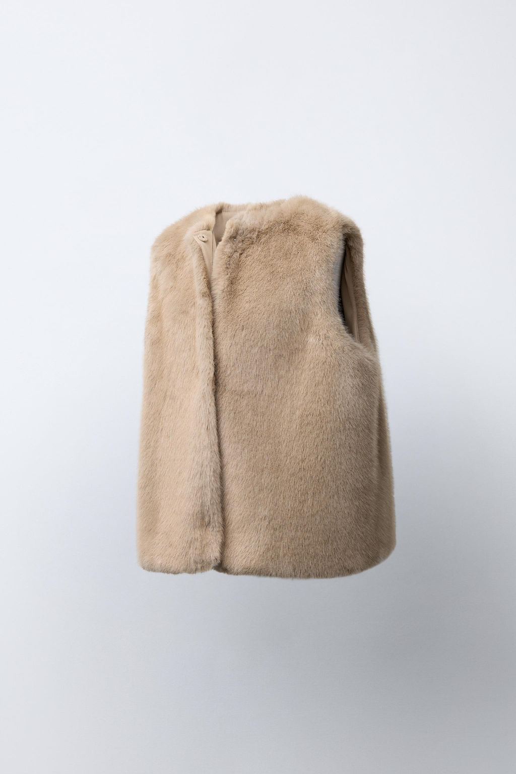 FAUX FUR GILET - Zara фото 2