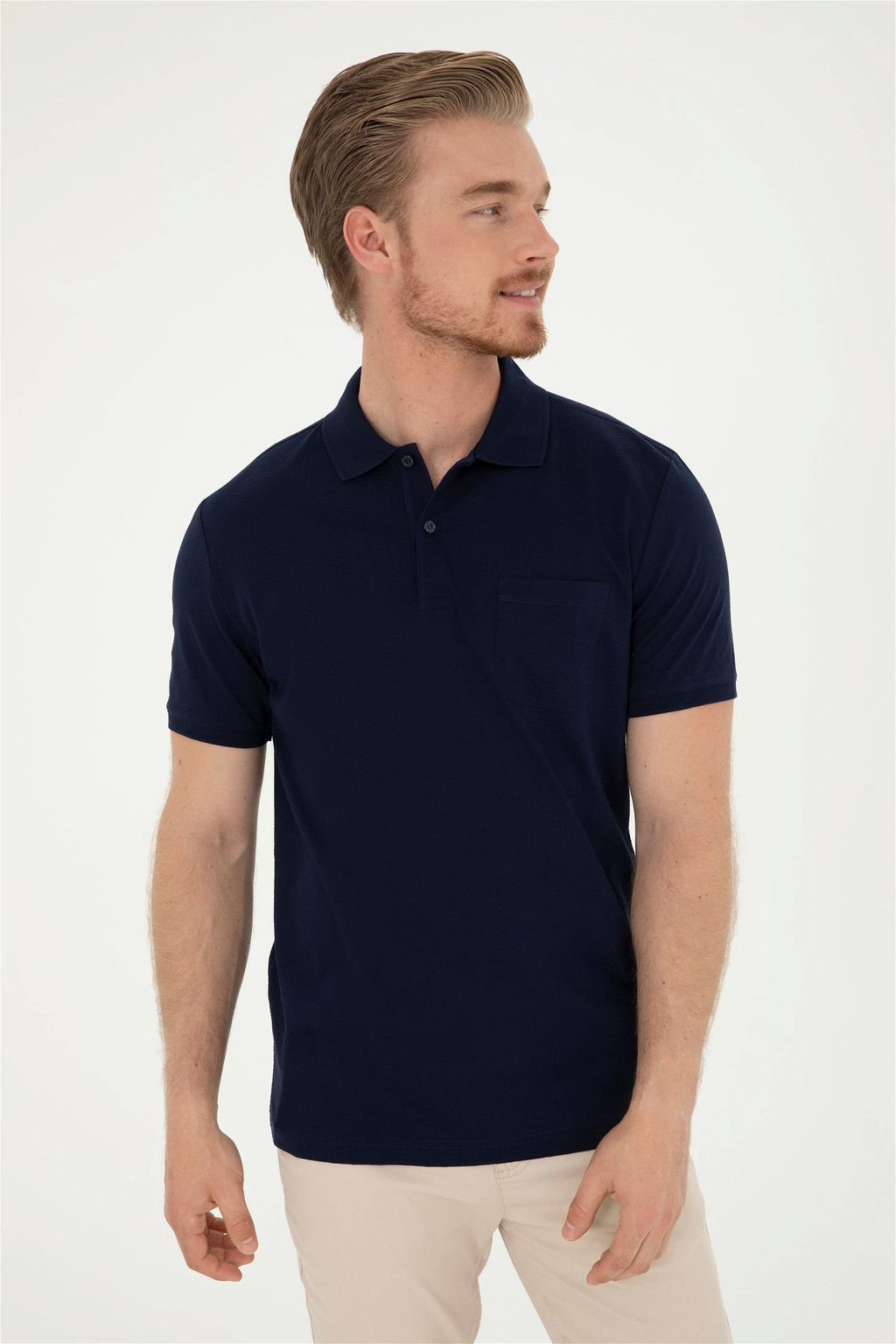 U. S. Polo Assn / Мужская темно-синяя футболка - U.s. polo assn фото 3