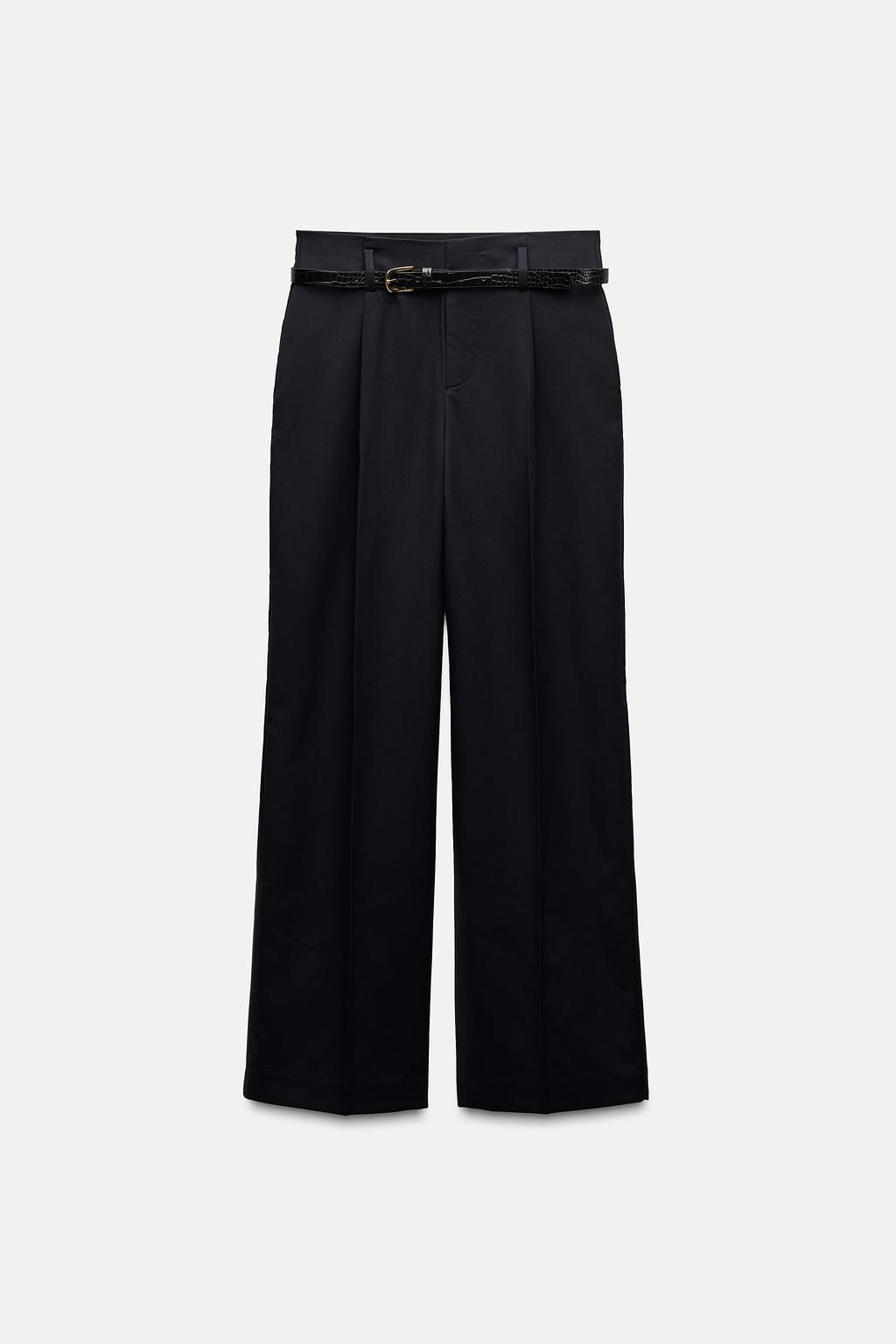 DARTED TROUSERS WITH BELT - Zara фото 3