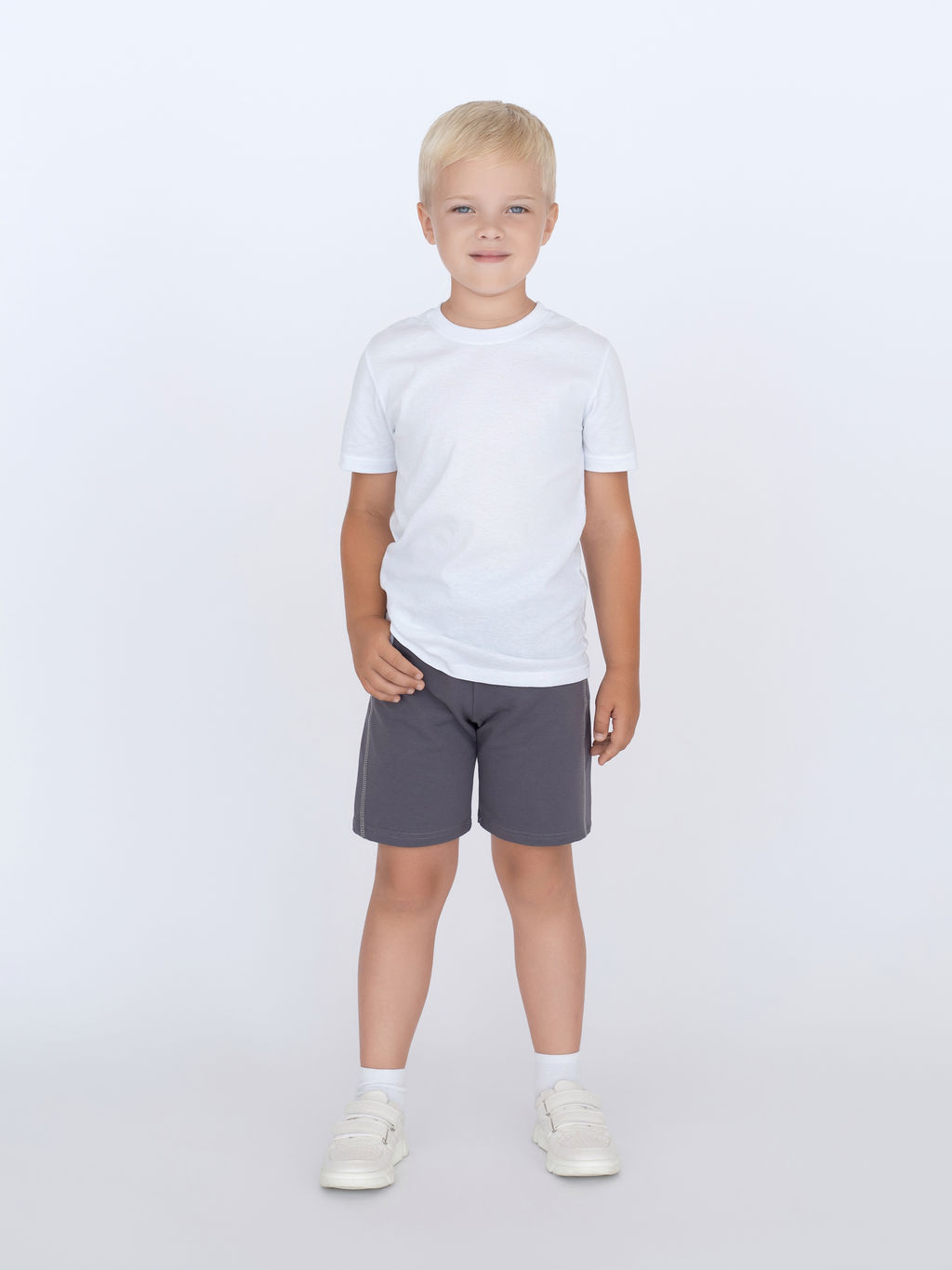 Шорты детские серые