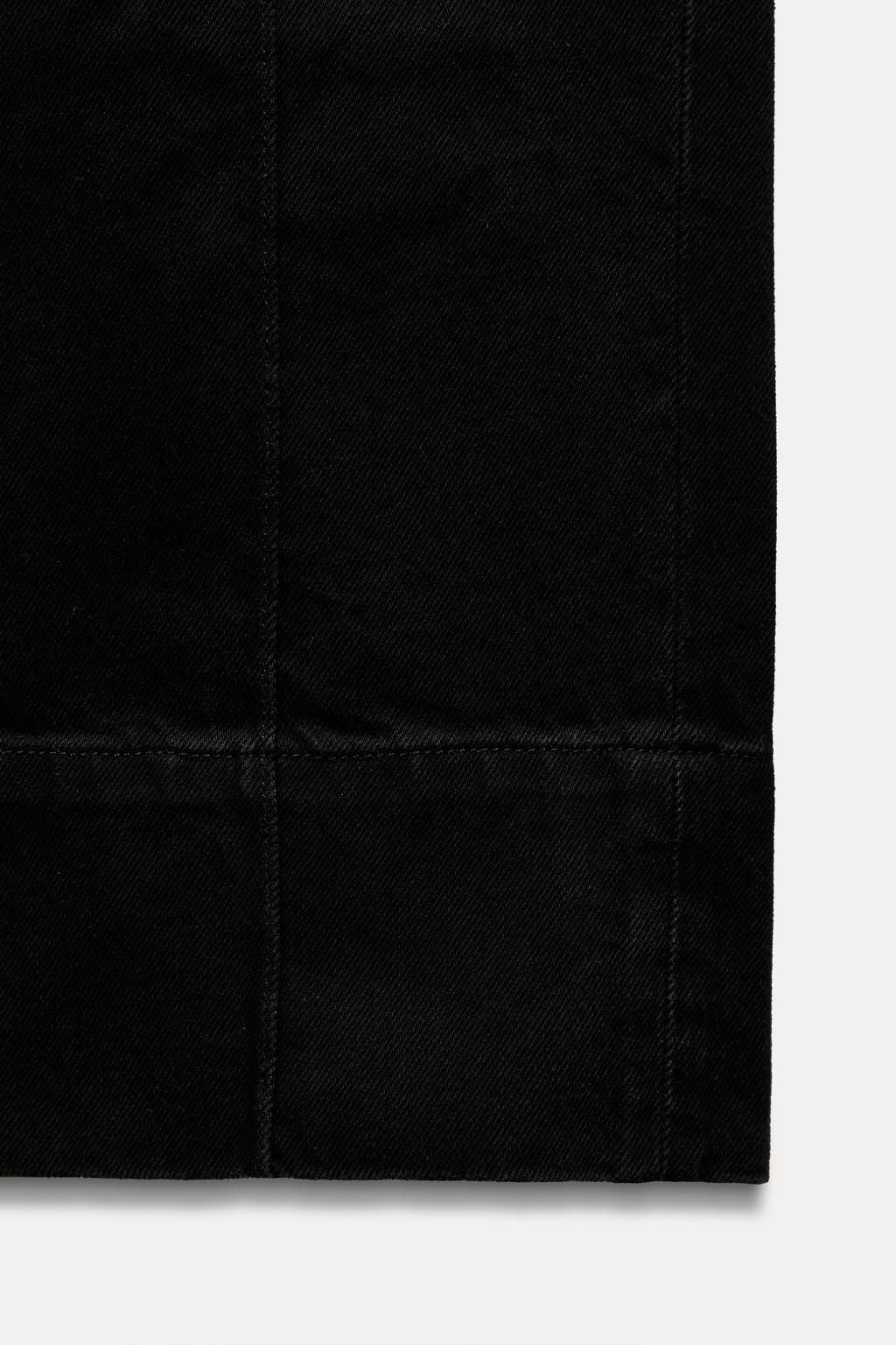 Z1975 WIDE-LEG HIGH-WAIST CROPPED JEANS - Zara фото 9