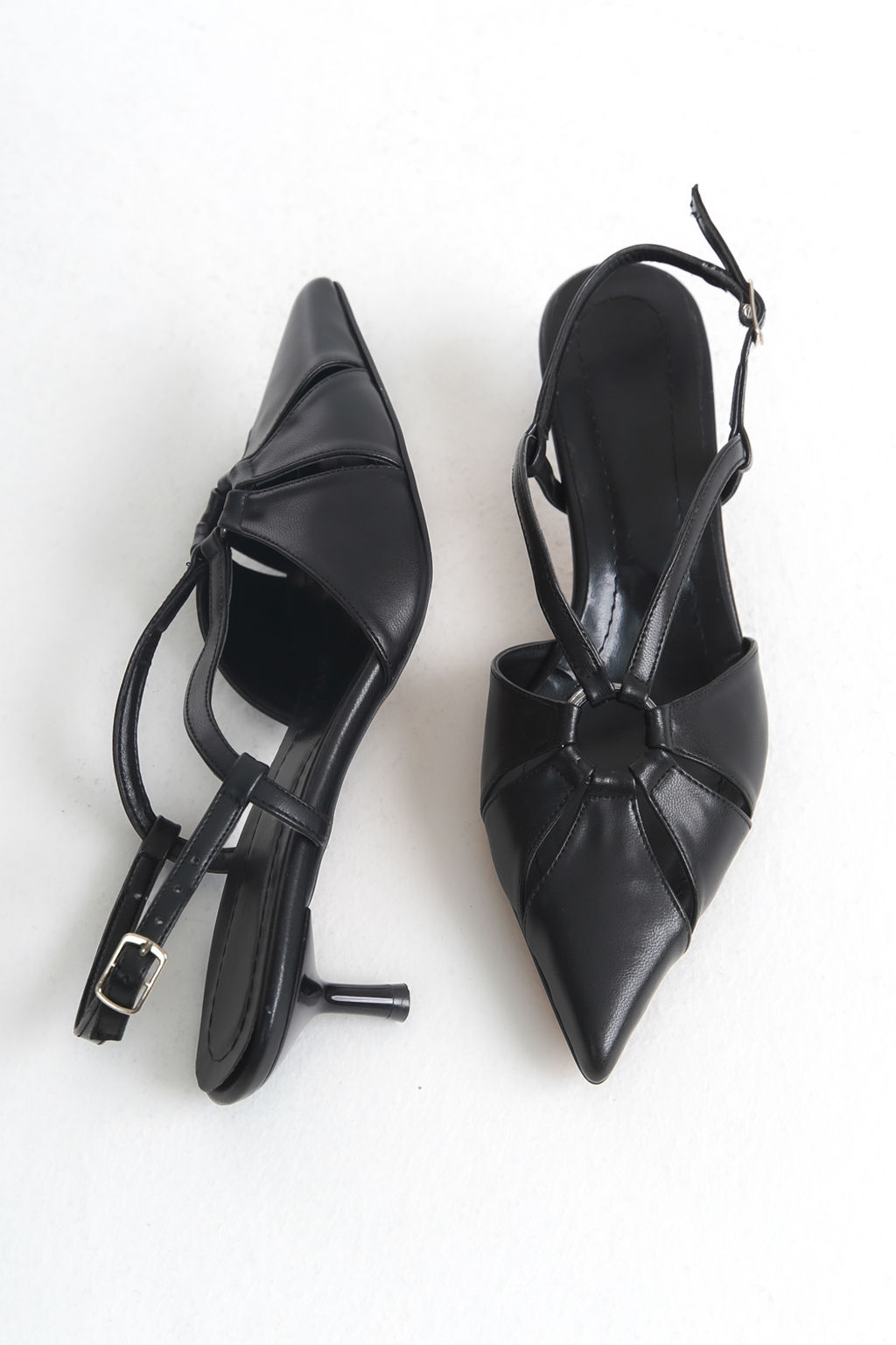 Trendyol Shoes Nude Cut Out Detayl? Arkas? Bantl? Kad?n Kitten Topuklu Ayakkab? TAKSS25TO00080 - Trendyolmilla фото 4