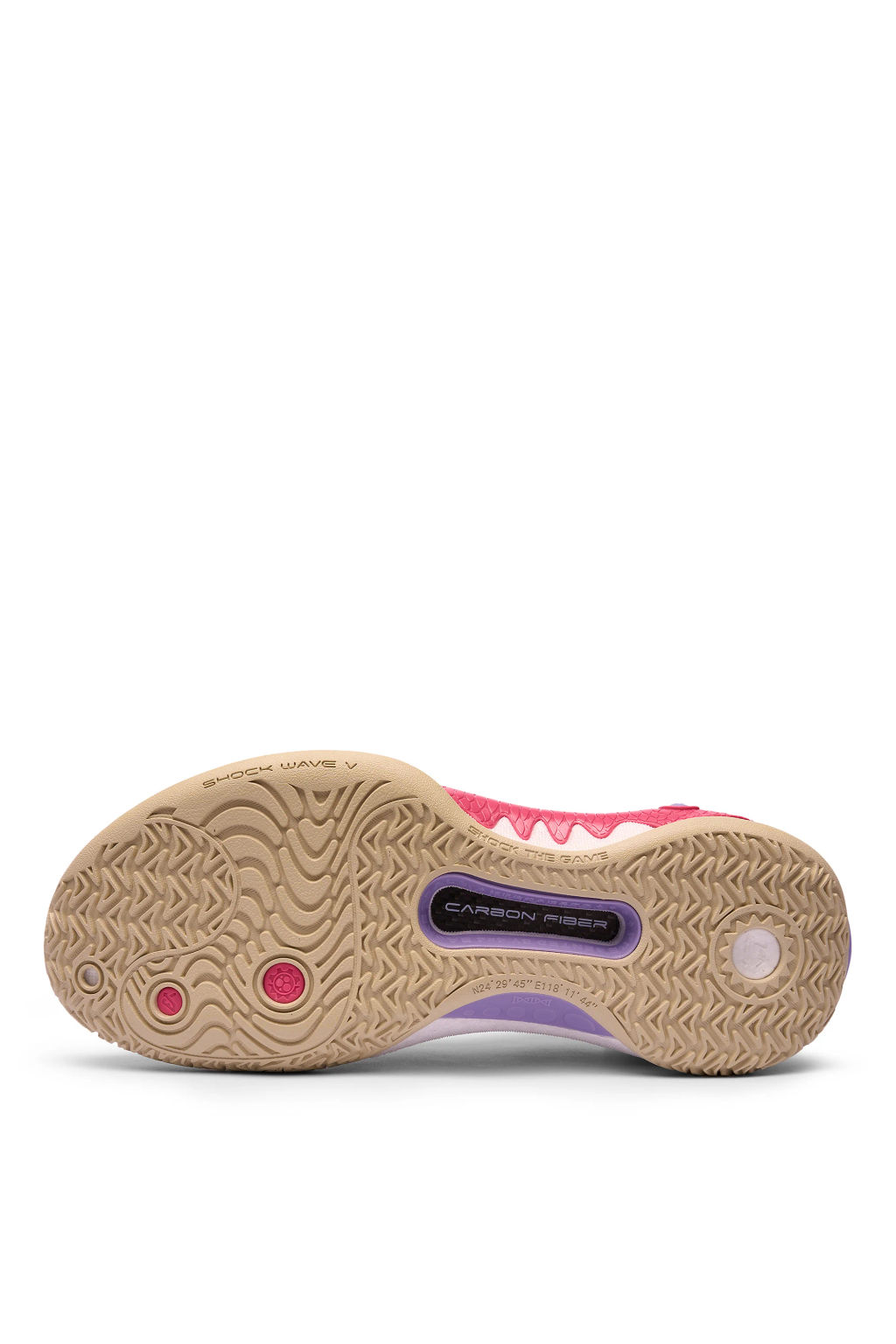 Кроссовки для баскетбола Бежевый/Бежевый/Фиолетовый - Anta фото 4