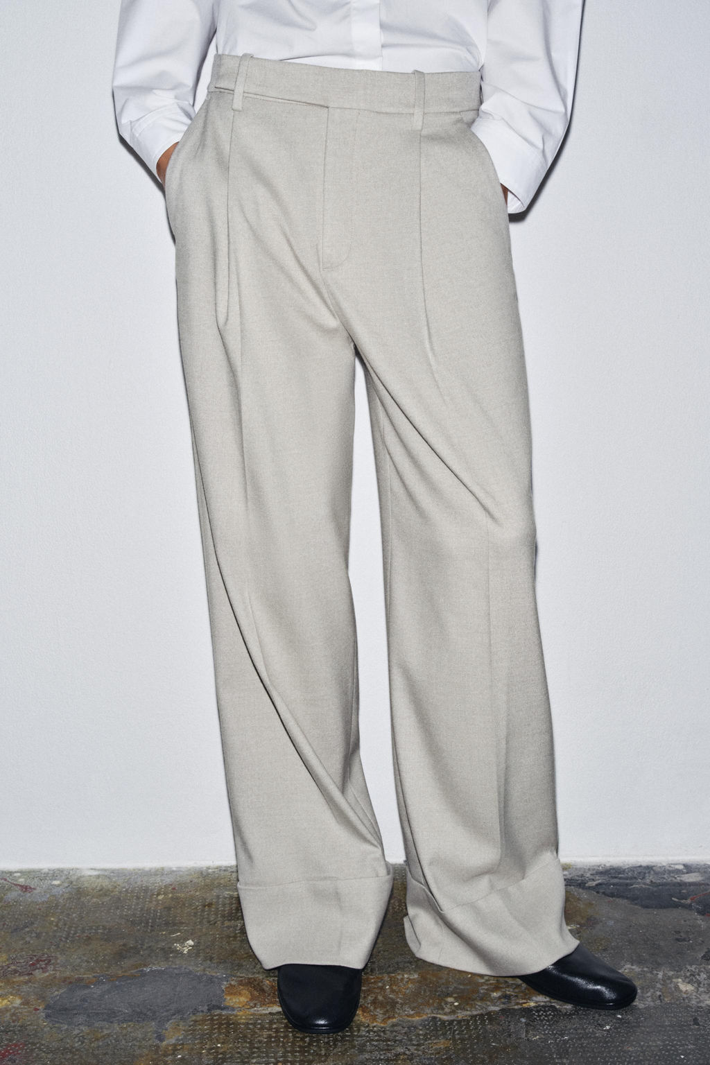 ZW COLLECTION DARTED TROUSERS - Zara фото 2