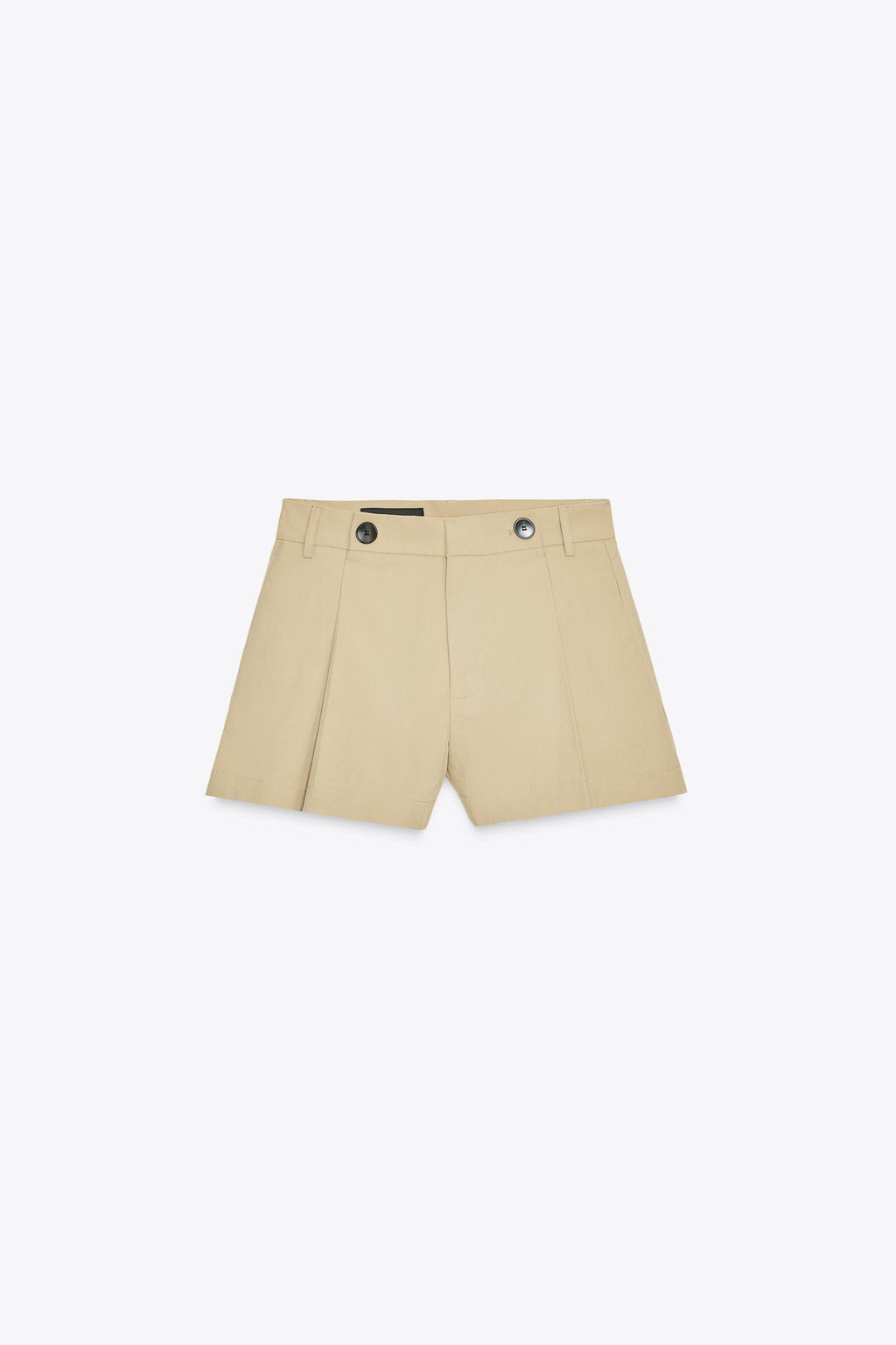 PLEATED SHORTS WITH BUTTONS - Zara фото 8