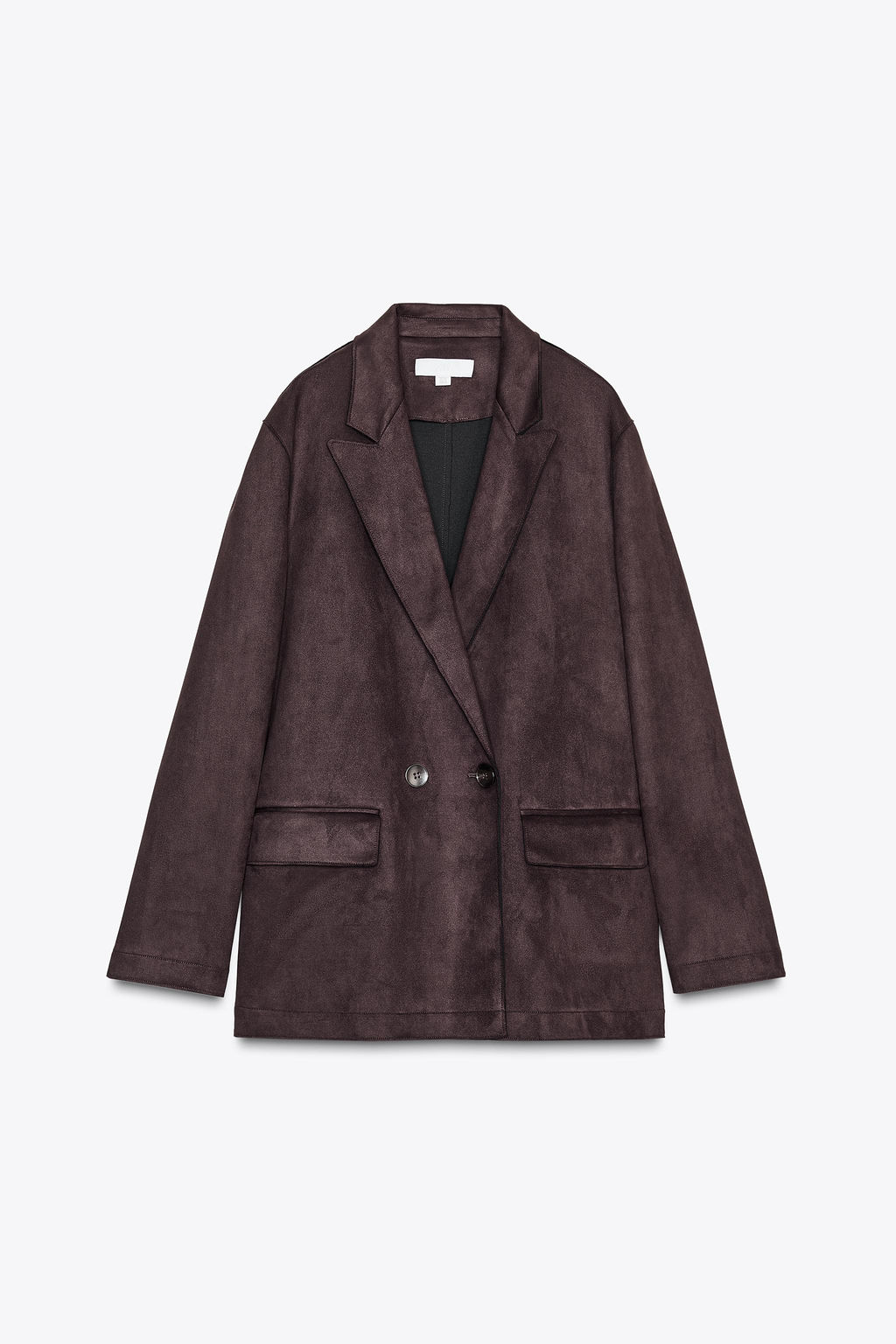 FAUX SUEDE BLAZER - Zara фото 6