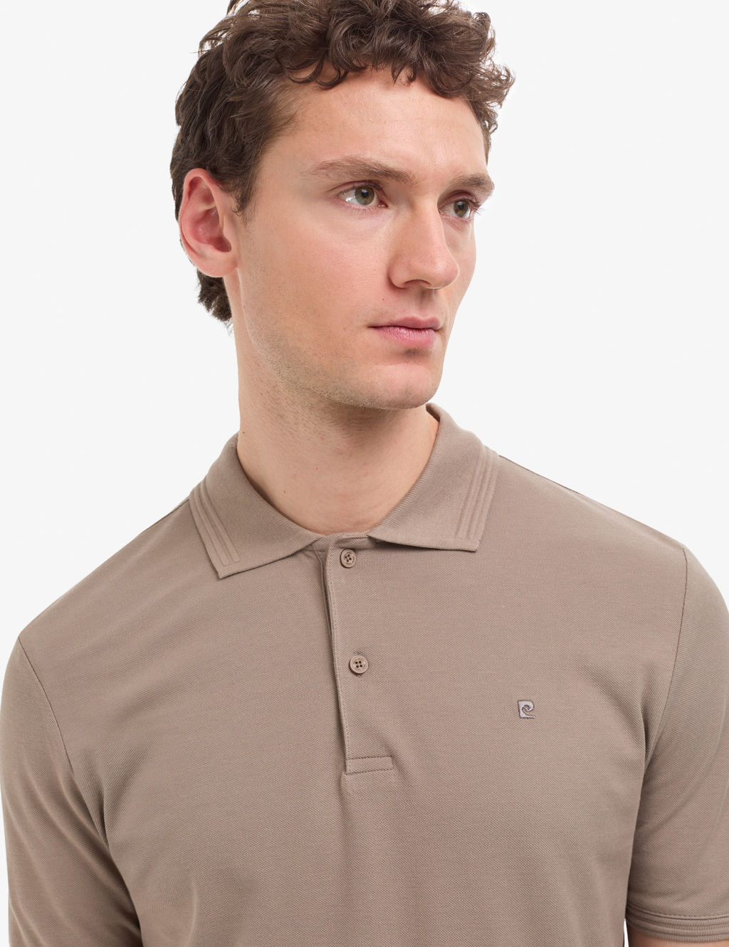 Koyu Vizon Regular Fit %100 Pamuk K_vr_lmaz D__meli Polo Yaka Basic Ti__rt