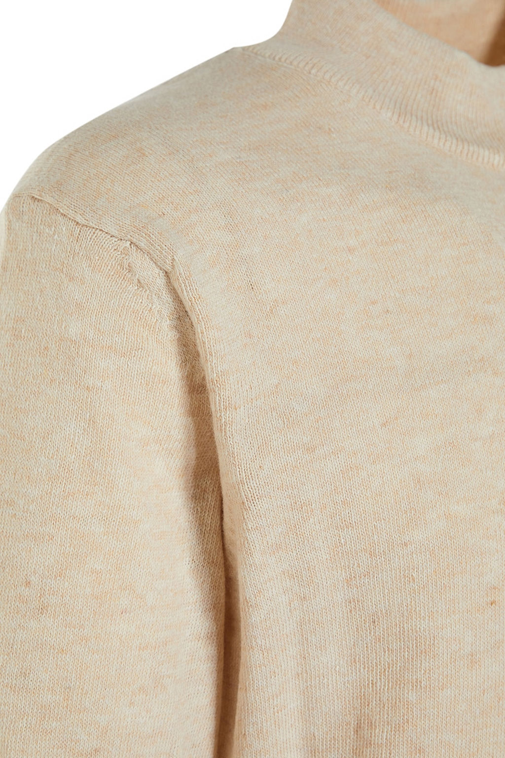 TRENDYOL MAN Bej Slim Fit Yunlu Yar?m Bal?kc? Yaka Basic Triko Kazak TMNAW21KZ1595 - Trendyolmilla фото 14