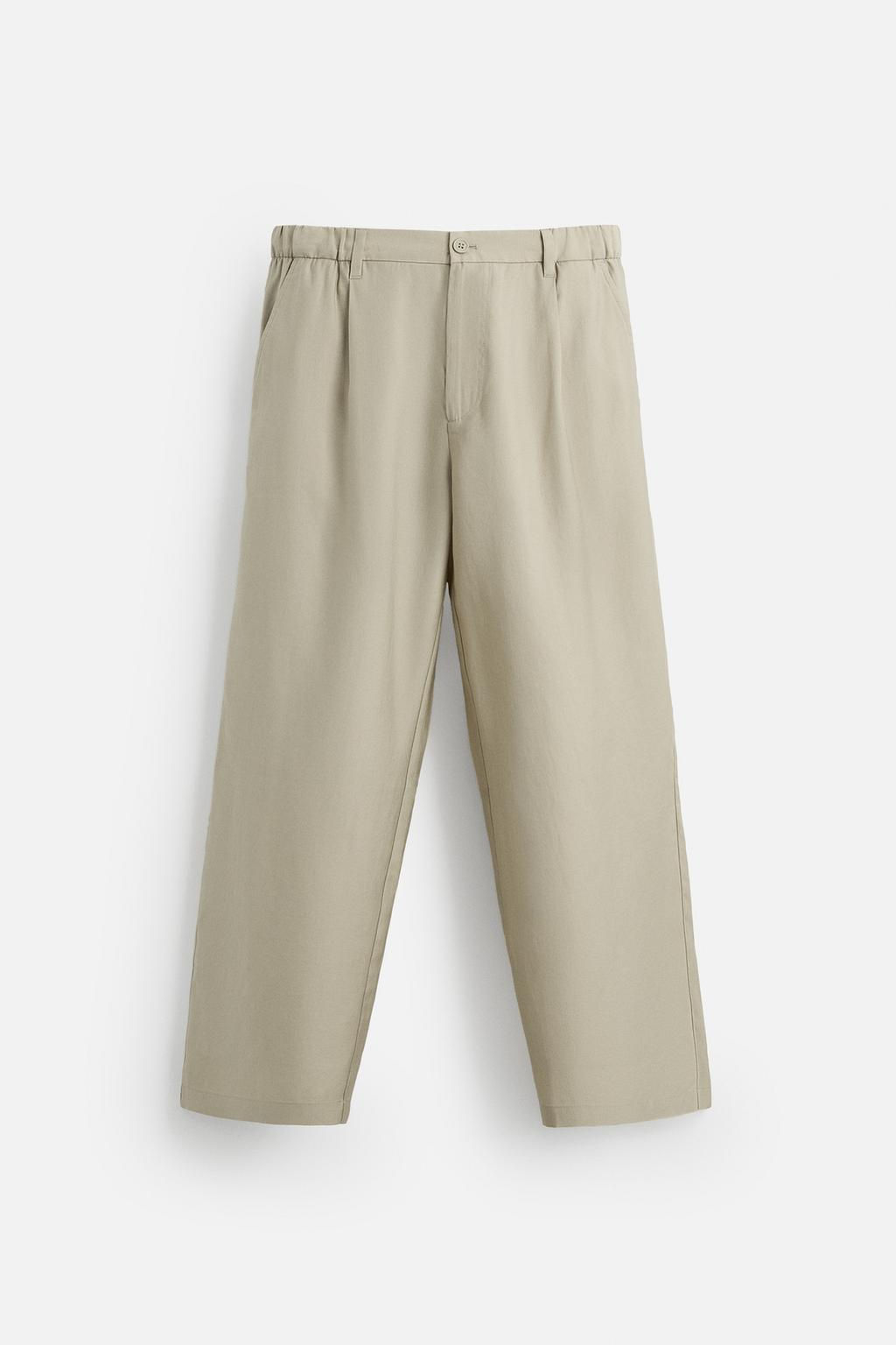 RELAXED FIT FLOWING TROUSERS - Zara фото 17