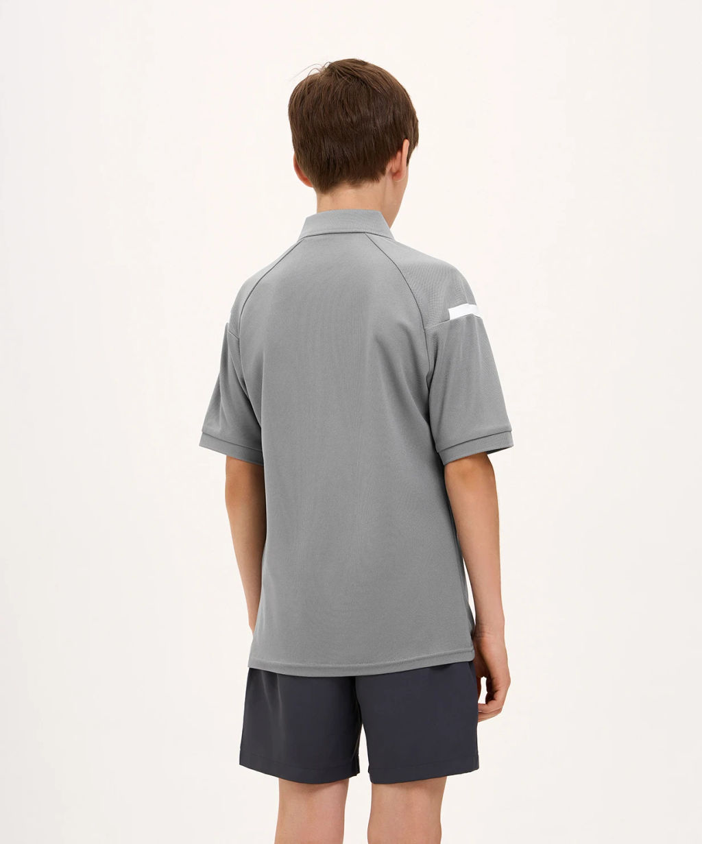 Поло JOGEL CAMP 2 Poly Polo, серый, детский  фото 8