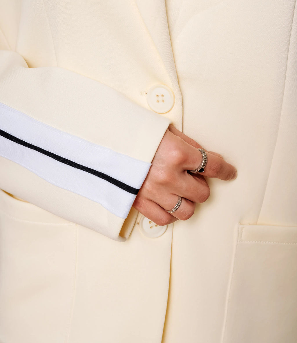 Костюм #ОКТ205001, кремовый - Dommod фото 4