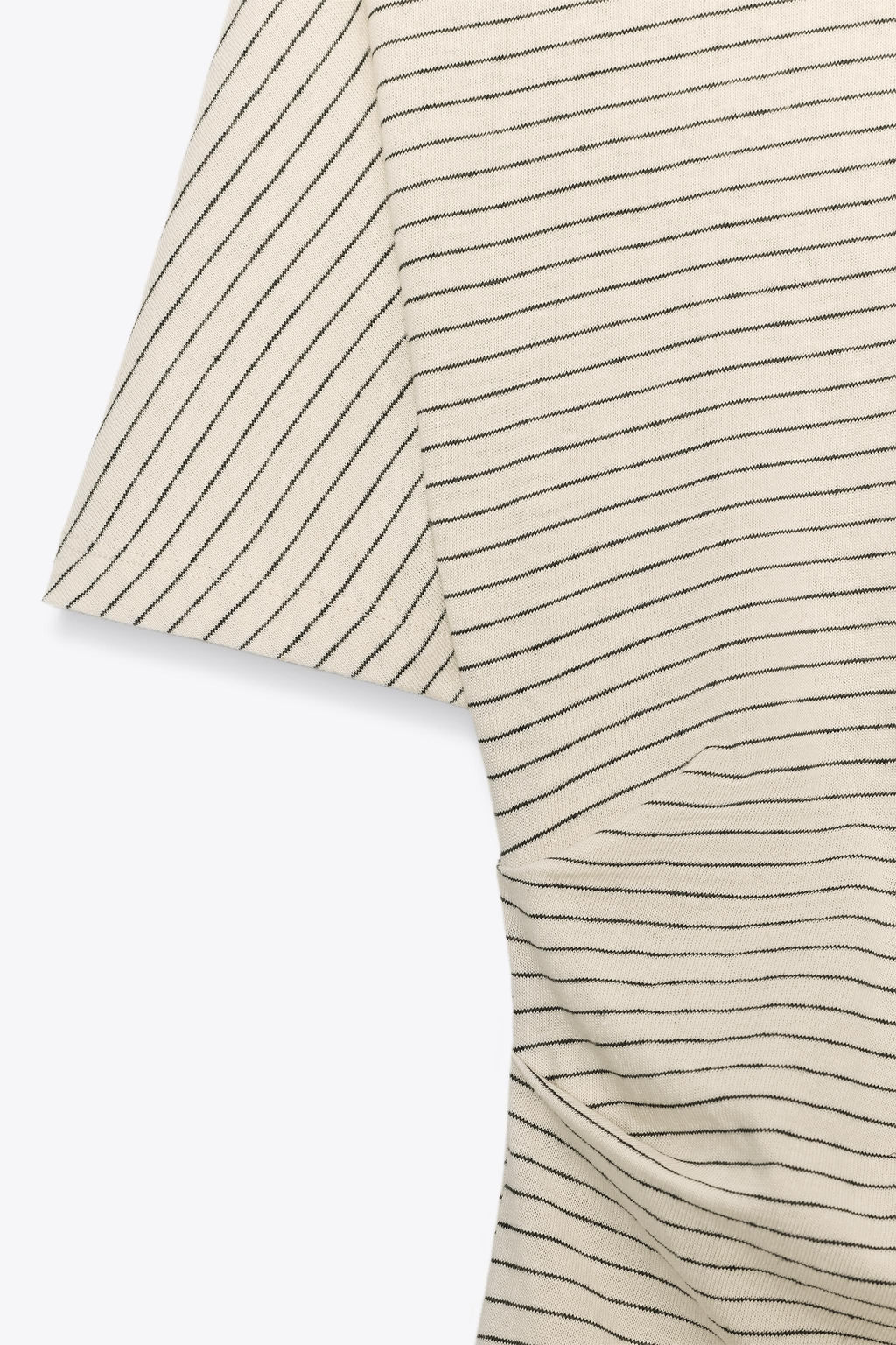 RUSTIC RUCHED T-SHIRT - Zara фото 18