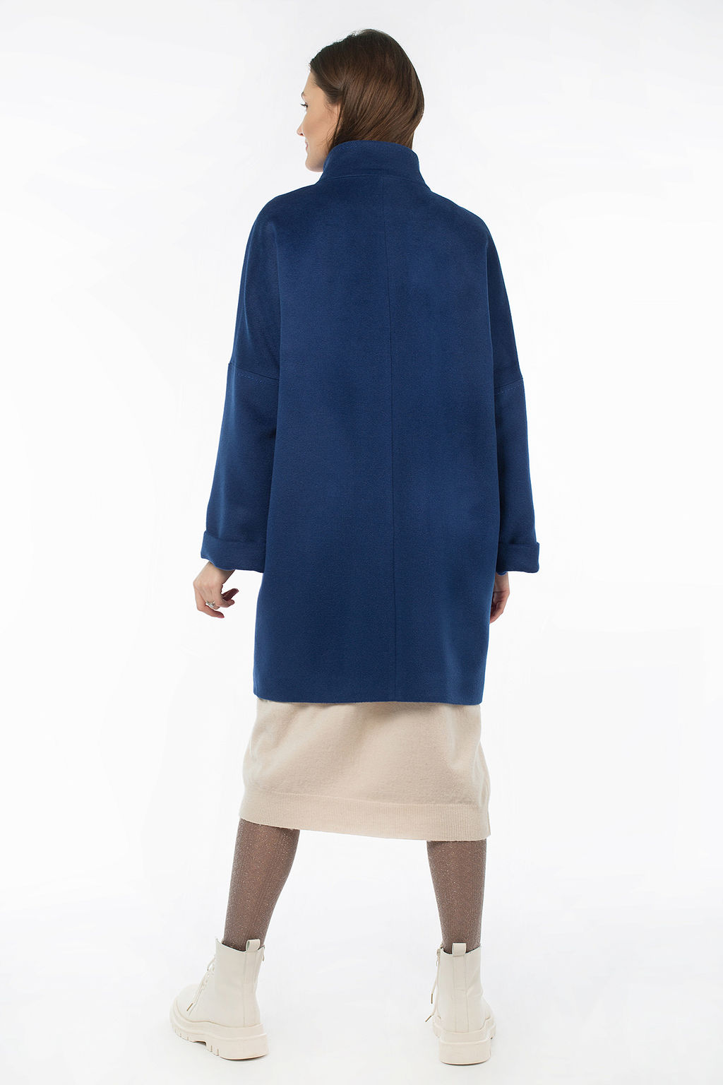 Пальто шерсть 80% женское демисезонное - El podio фото 3