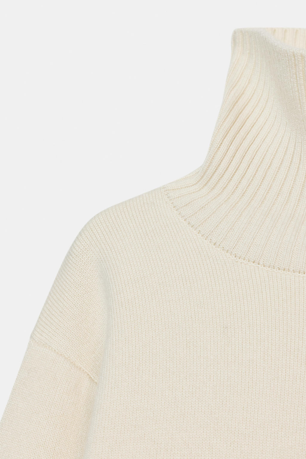 WOOL HIGH NECK JUMPER - Zara фото 10