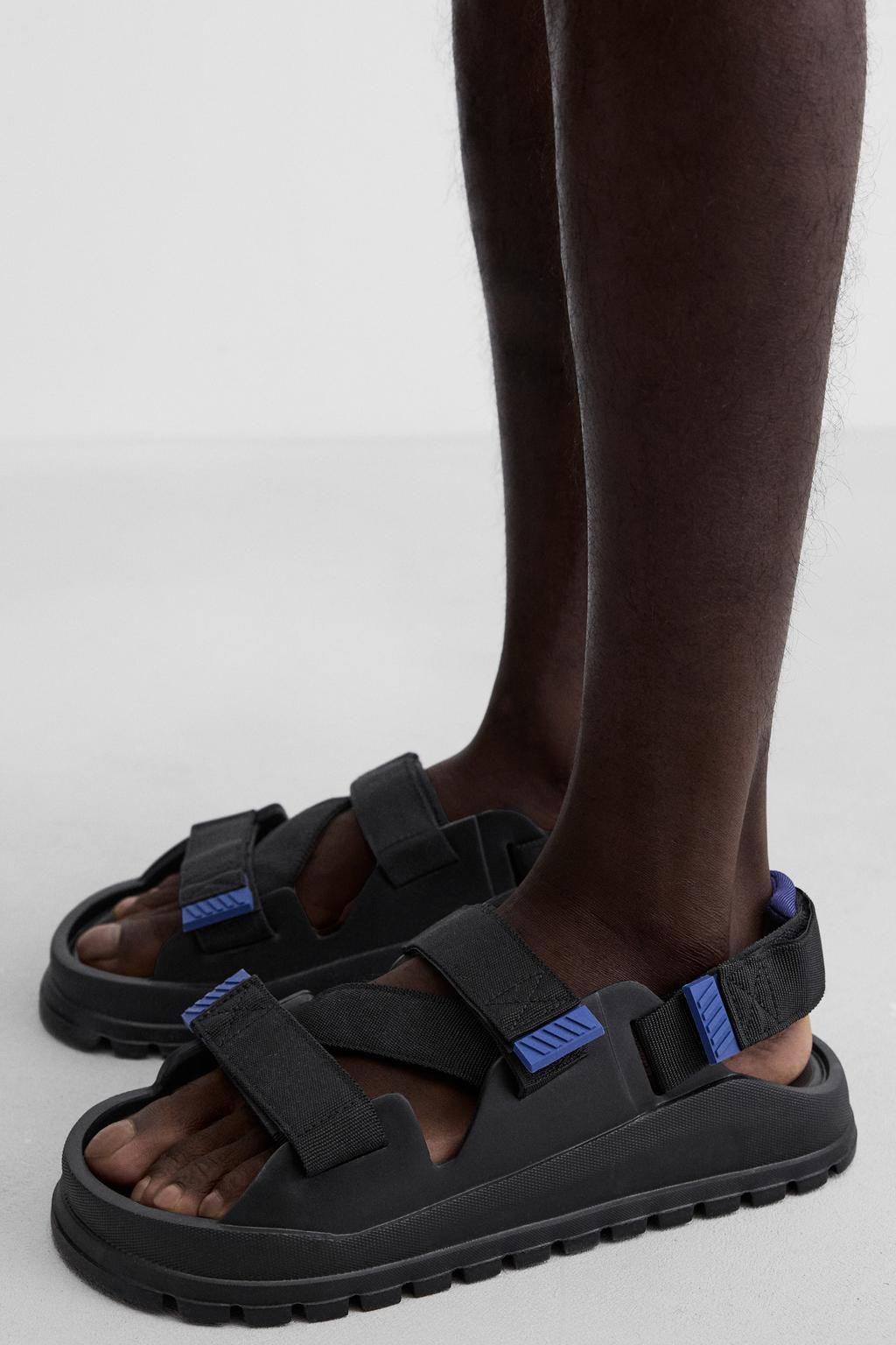 TECHNICAL STRAP SANDALS - Zara фото 8