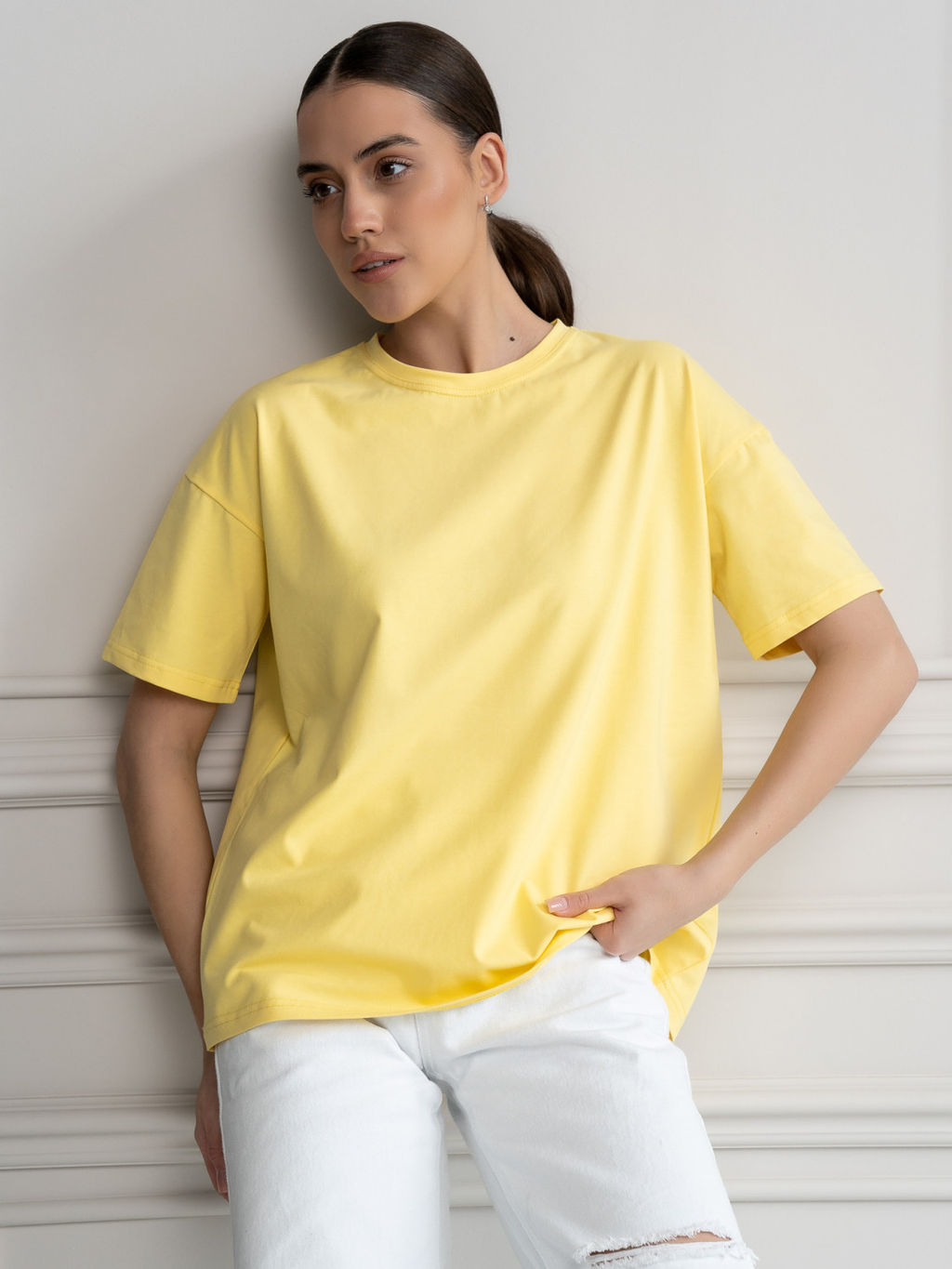 Футболка унисекс Оверсайз, цв. Желтый