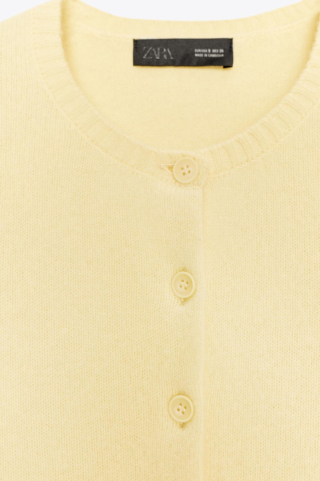 BASIC 100% WOOL KNIT CARDIGAN - Zara фото 4