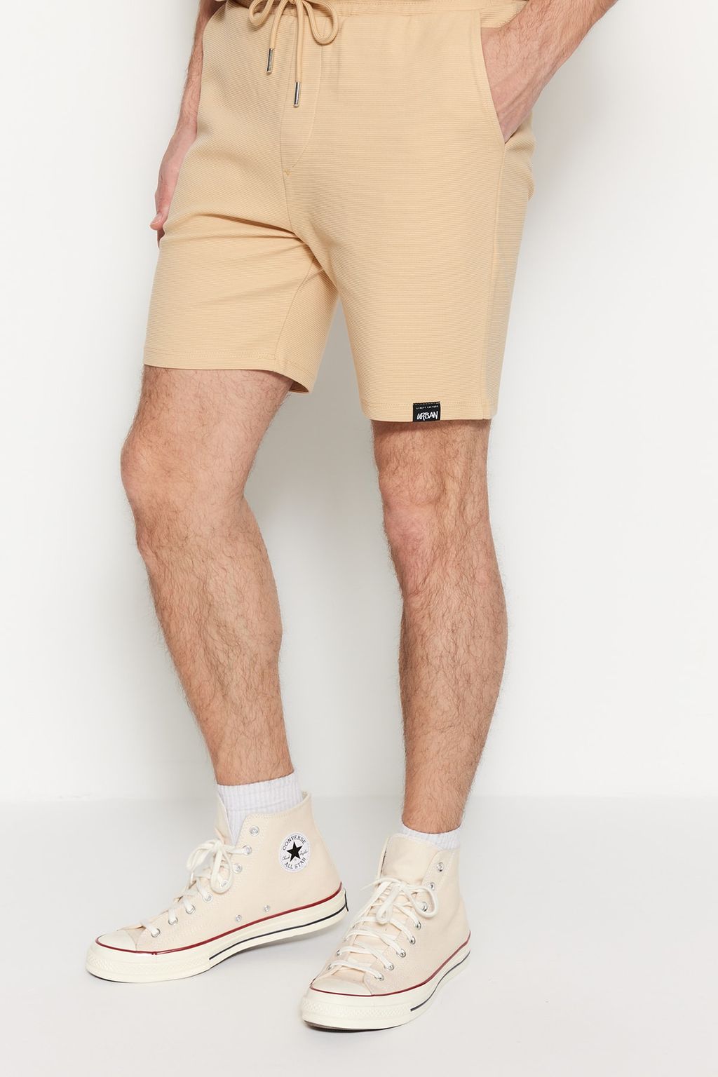 TRENDYOL MAN Premium Siyah Regular %100 Pamuklu Fit Dokulu Sort & Bermuda TMNSS23SR00032 - Trendyolmilla фото 2