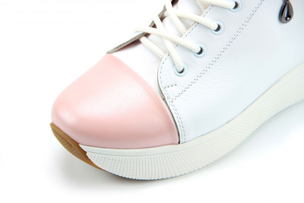 Ботинки 312.omega.w.white/pink/Мех