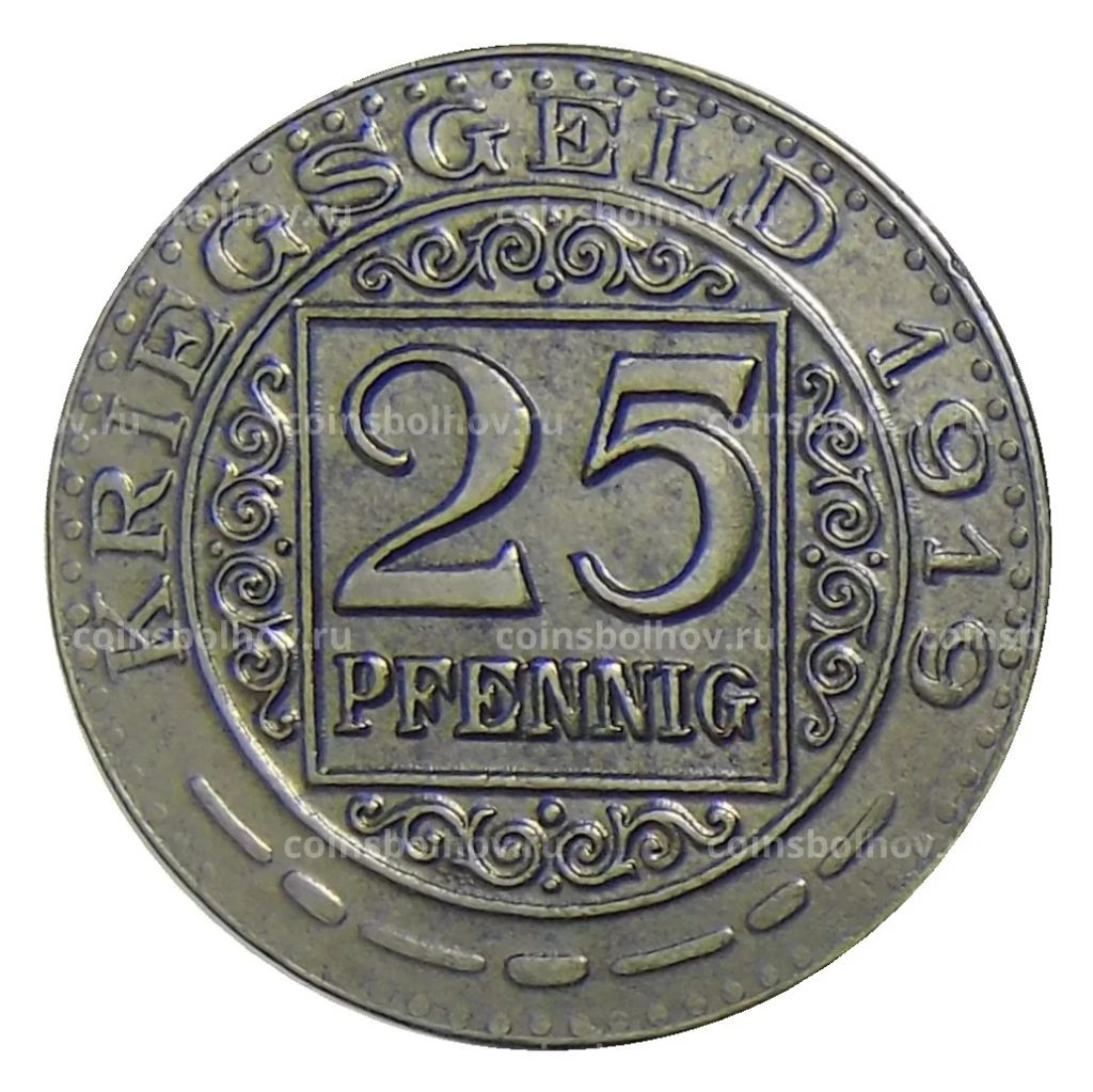 25 пфеннигов 1919 года Германия  Нотгельд Оберхаузен