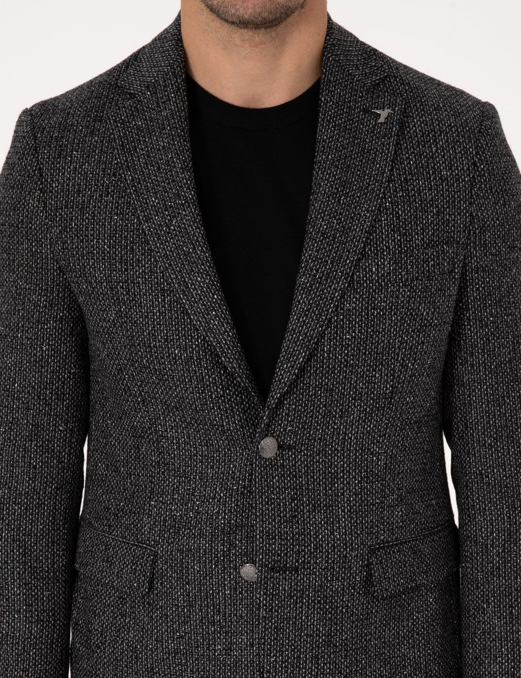 Siyah Slim Fit Ceket - Cacharel фото 7