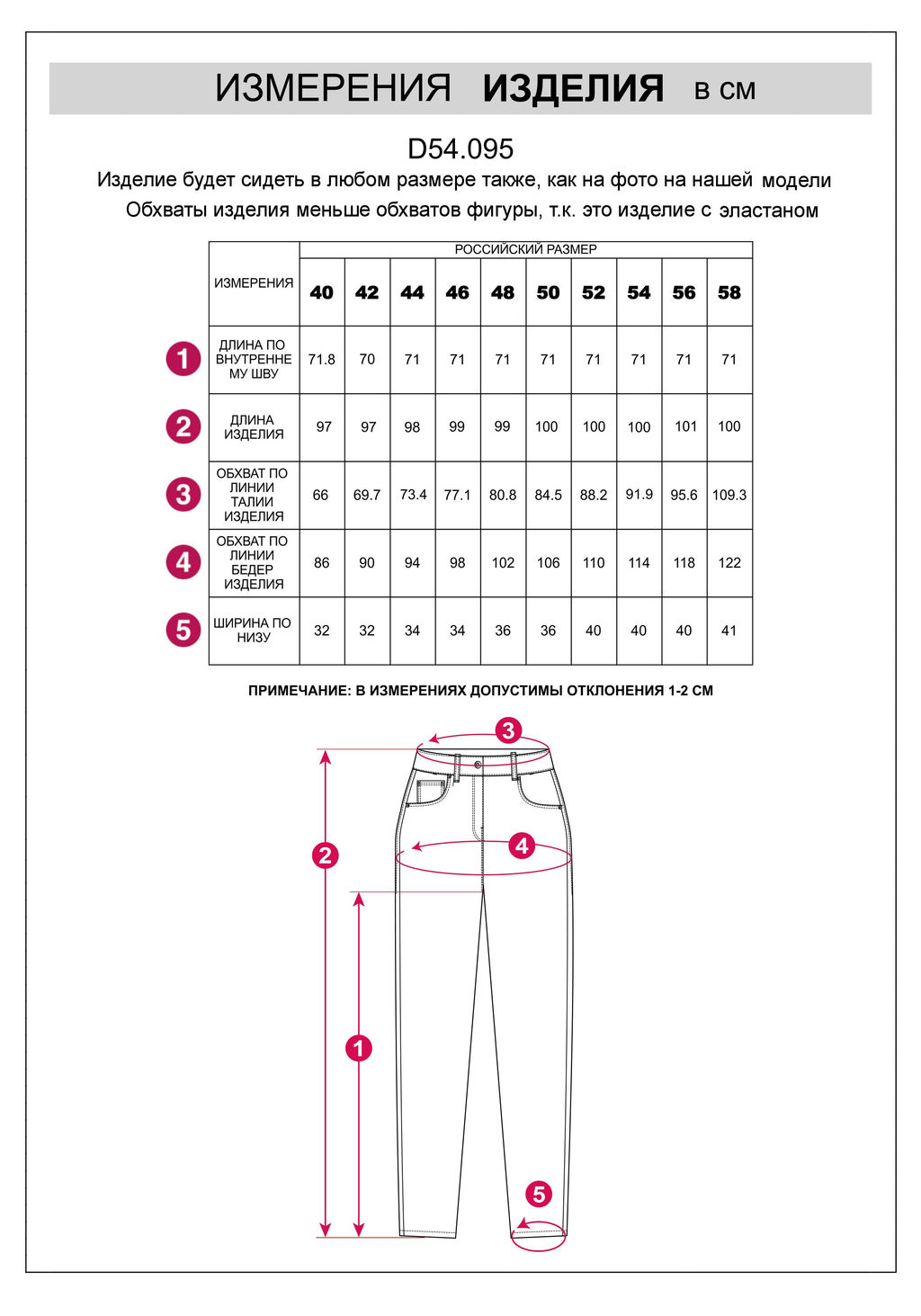 Джинсы mom-fit из эластичного денима на флисе