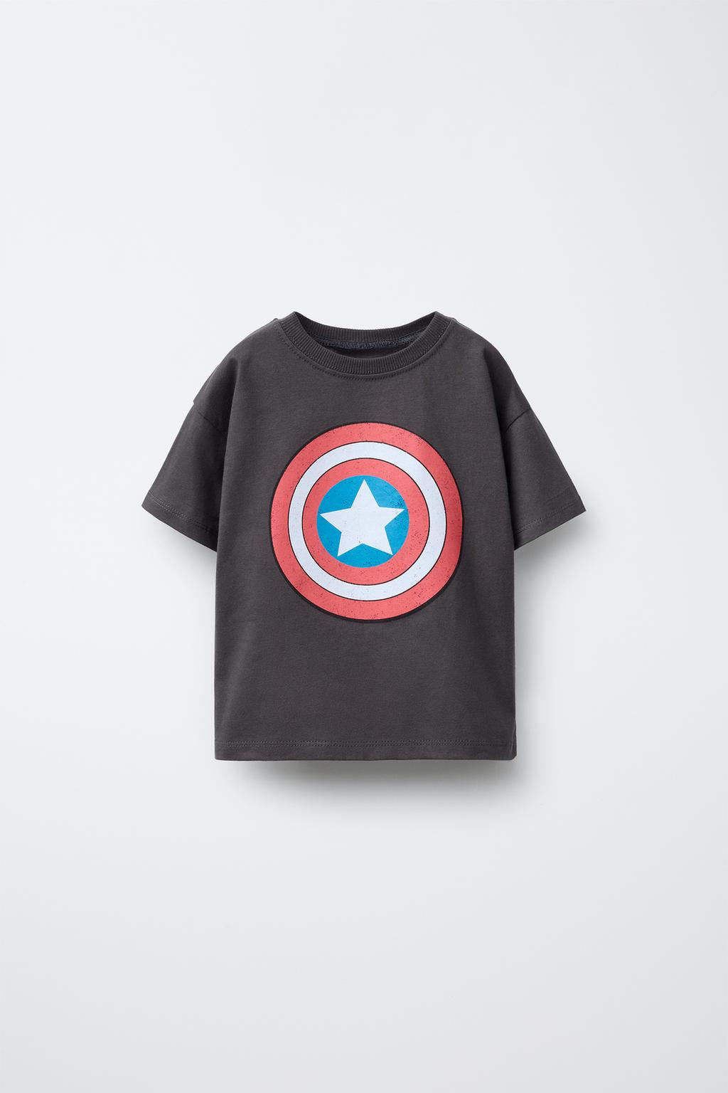 CAPTAIN AMERICA  MARVEL PRINT T-SHIRT