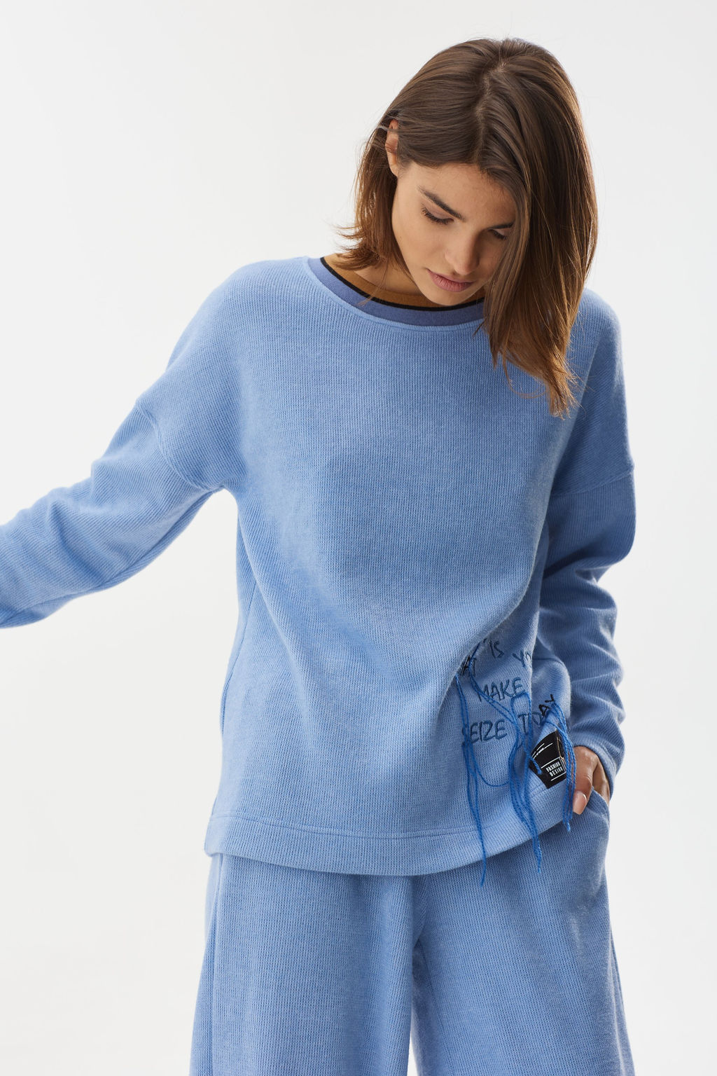 Брючный костюм  2121 - Niv niv  fashion фото 6