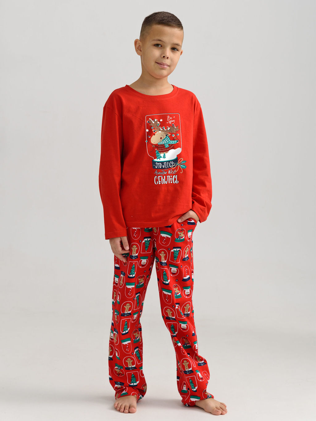 Пижама детская 100% хлопок Все будет! для мальчика - Оптима фото 2