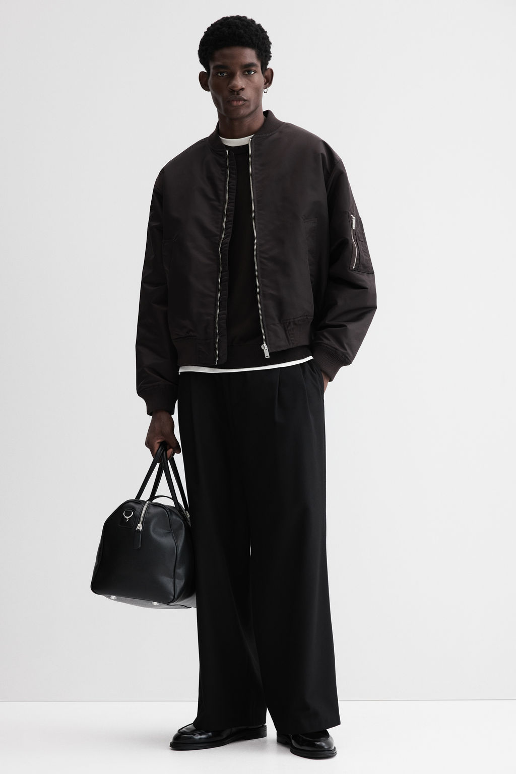 Cazadora bomber de nailon - H&m фото 7