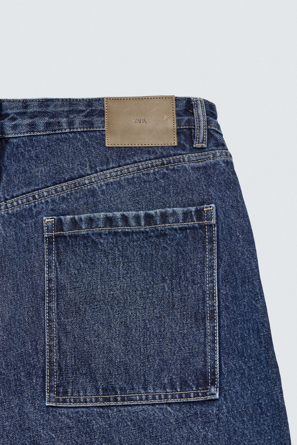 JEANS TAPERED WIDE FIT / Azul - Zara фото 11