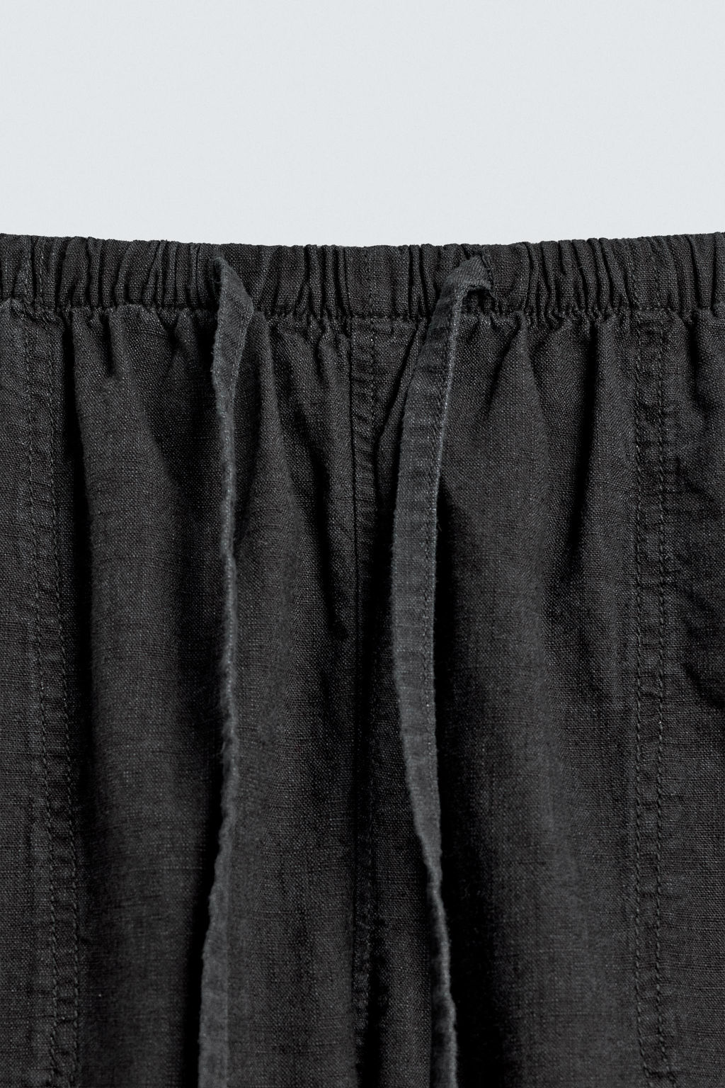 PANTAL?N CINTURA JOGGER RELAXED FIT / Negro
