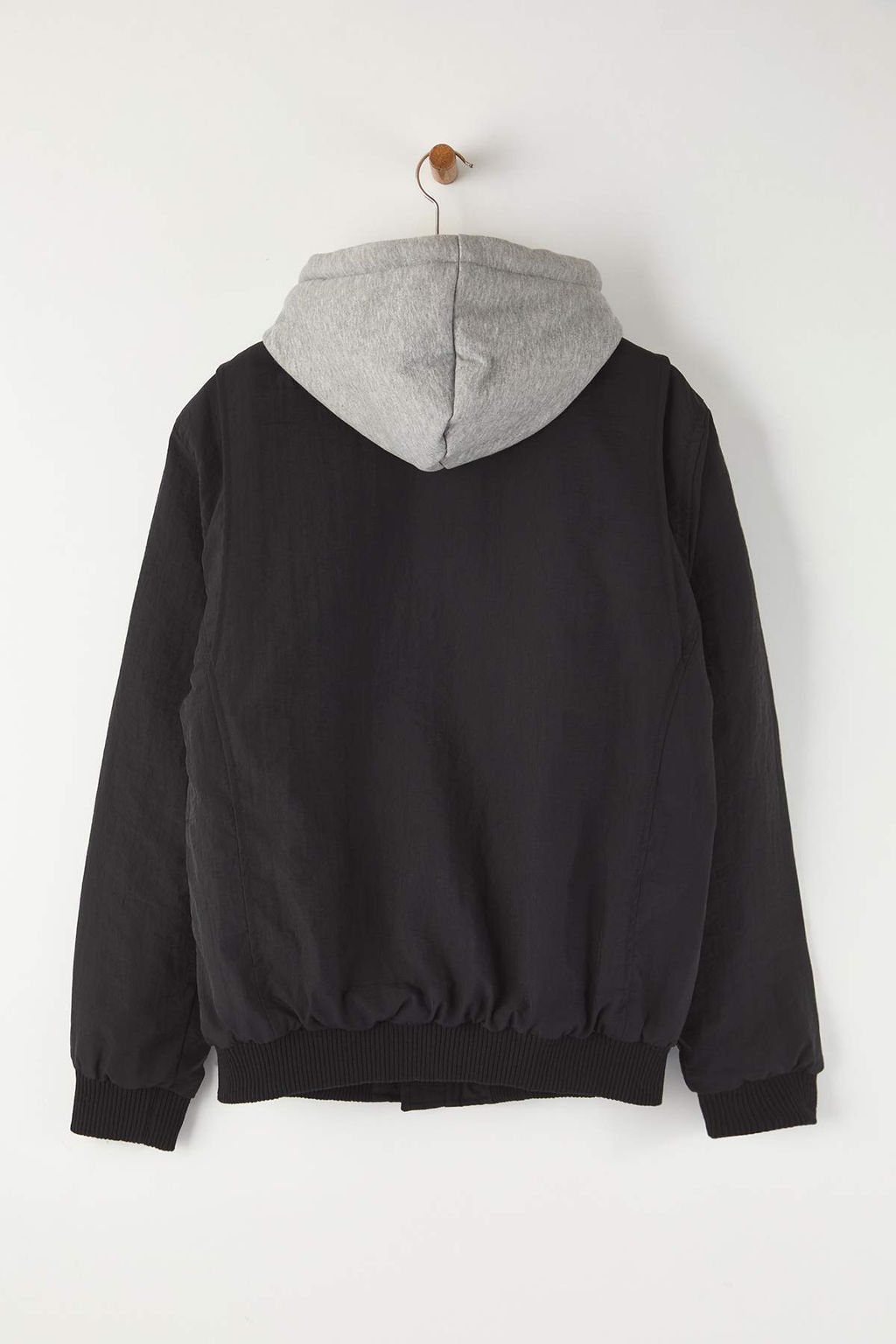 Siyah Regular Fit Orme Kapusonlu Unisex K?sl?k Mont TMNAW26MO00015 - Trendyolmilla фото 11