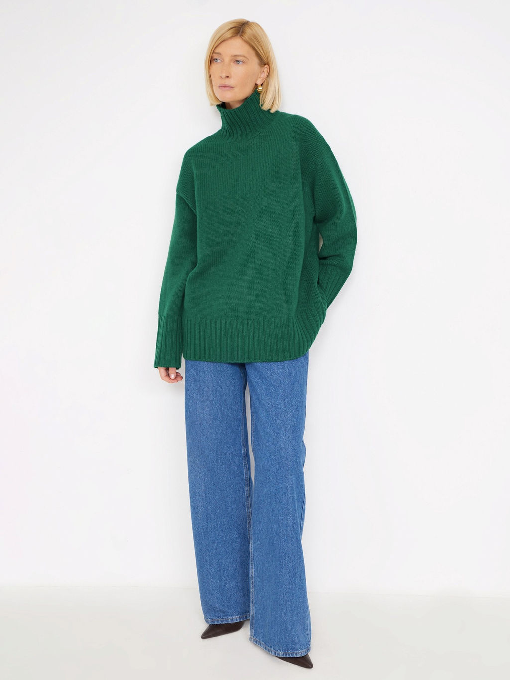 Свитер из шерсти мериноса B2799/smeraldo - Emka фото 2