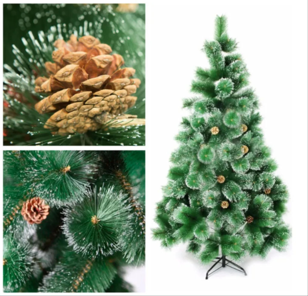 Сосна заснеженная новогодняя, ёлка 300 см - 1000 деталей фото 8