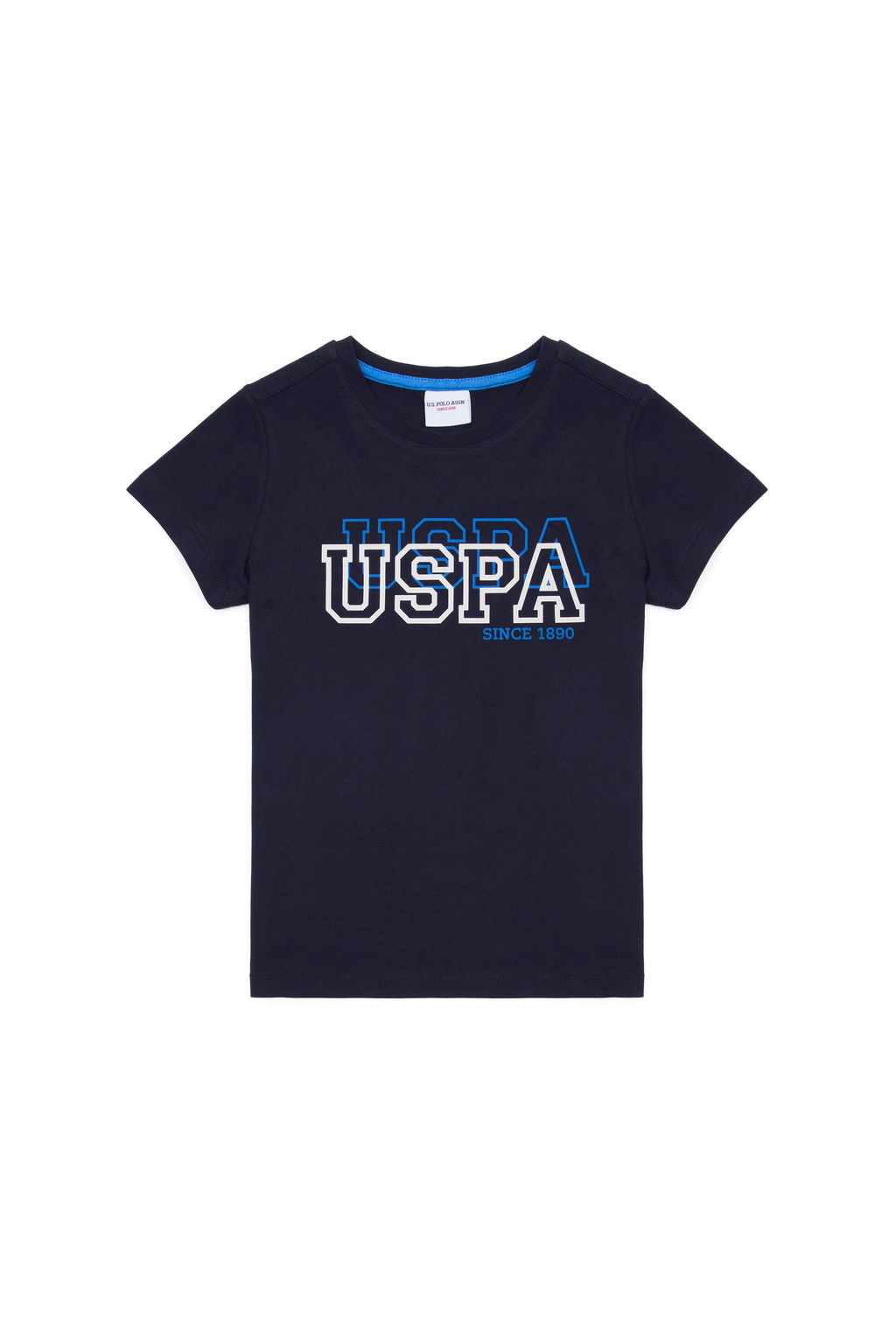 Детская черная футболка с круглым вырезом Неожиданная скидка в корзине - U.s. polo assn фото 4