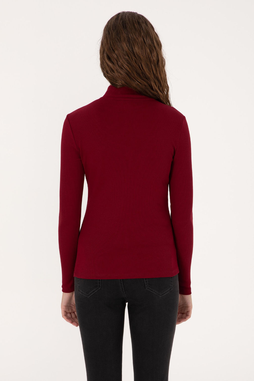 Kad_n Bordo Sweatshirt Sepette S_rpriz _ndirim - U.s. polo assn фото 5
