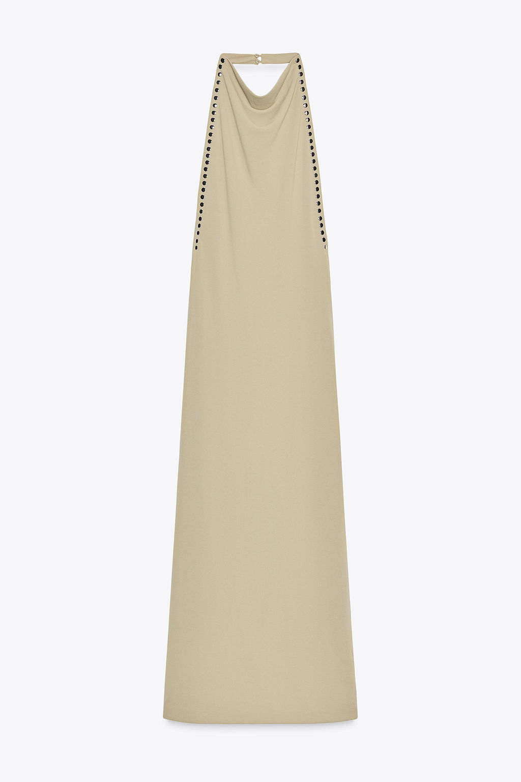 STUDDED HALTER DRESS - Zara фото 8