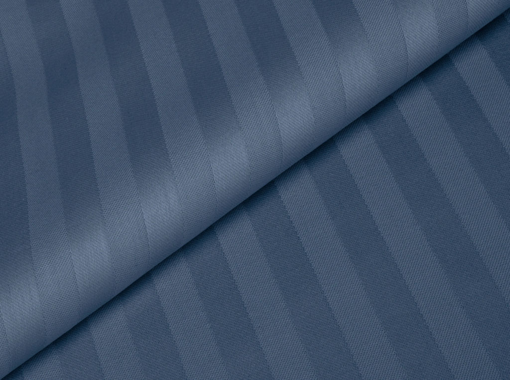 Комплект постельного белья 4249/1-БЧ 2-х сп. сатин рис. 17-4015 цв. синий 1*1