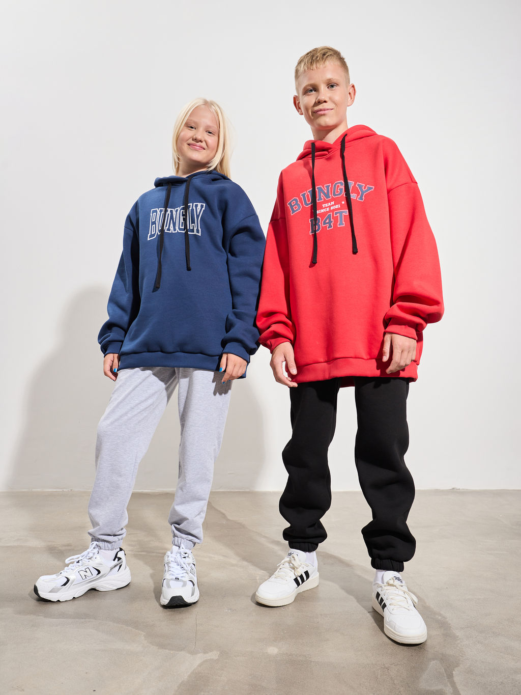 Худи оверсайз с печатью ШТОРМ утепленное - Bungly фото 9