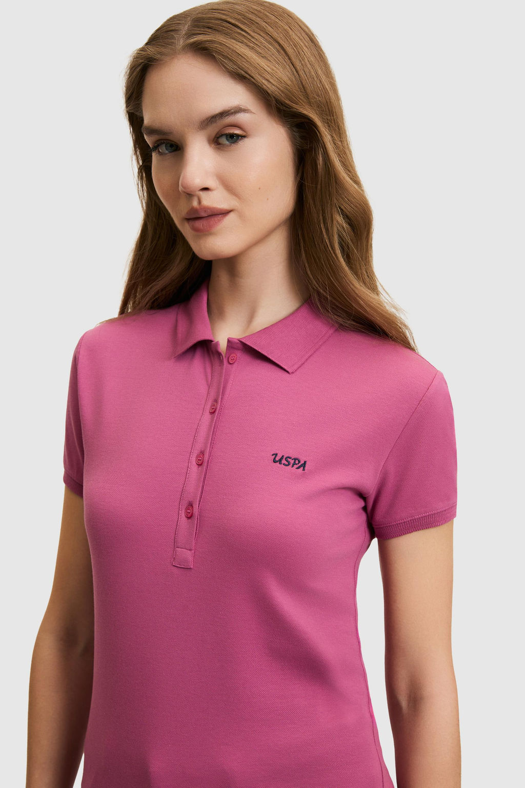 Kad_n Fu_ya Polo Yaka Basic Ti__rt