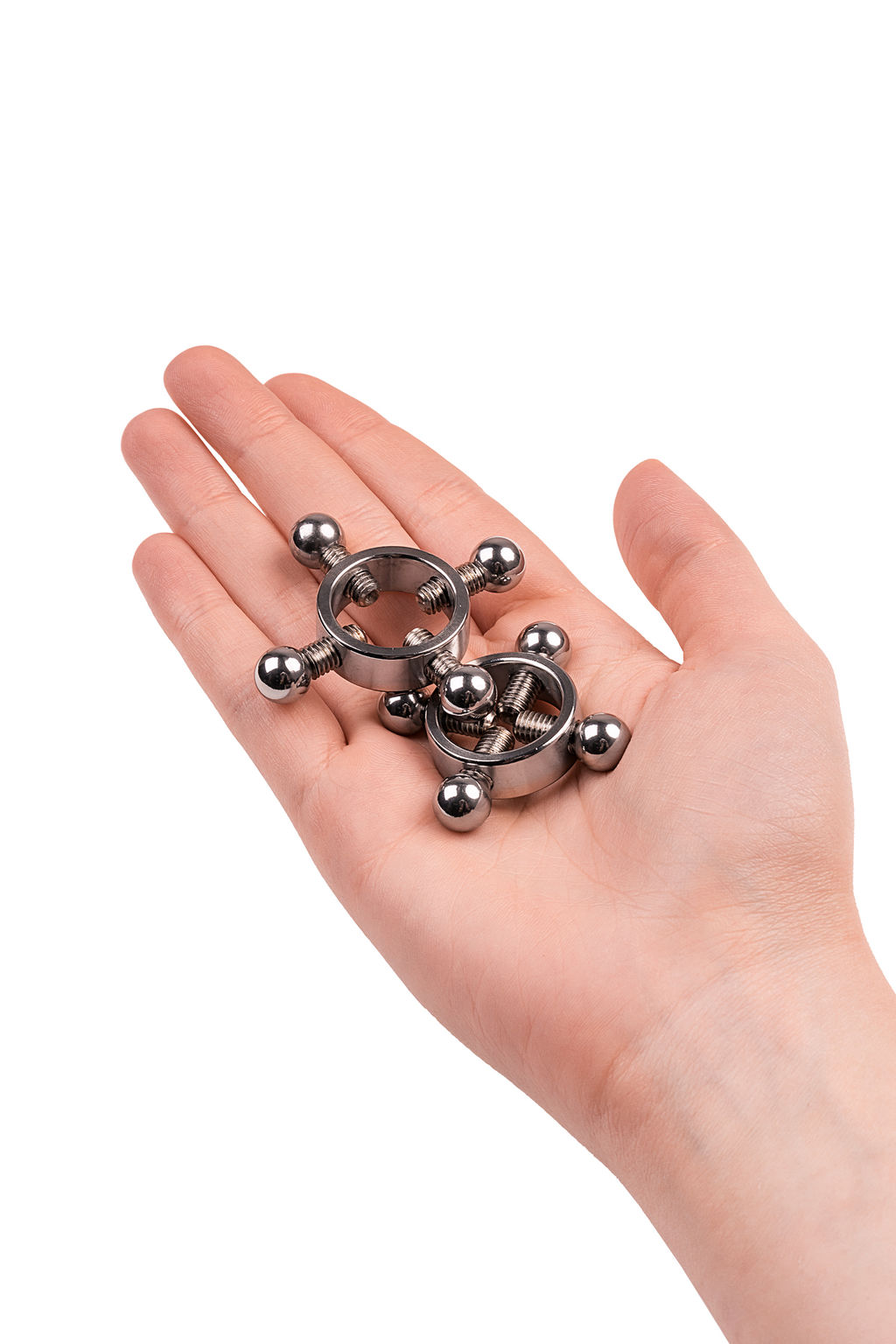 Зажимы для сосков Metal by TOYFA, металл, серебряные, 2,6 см (2 шт)