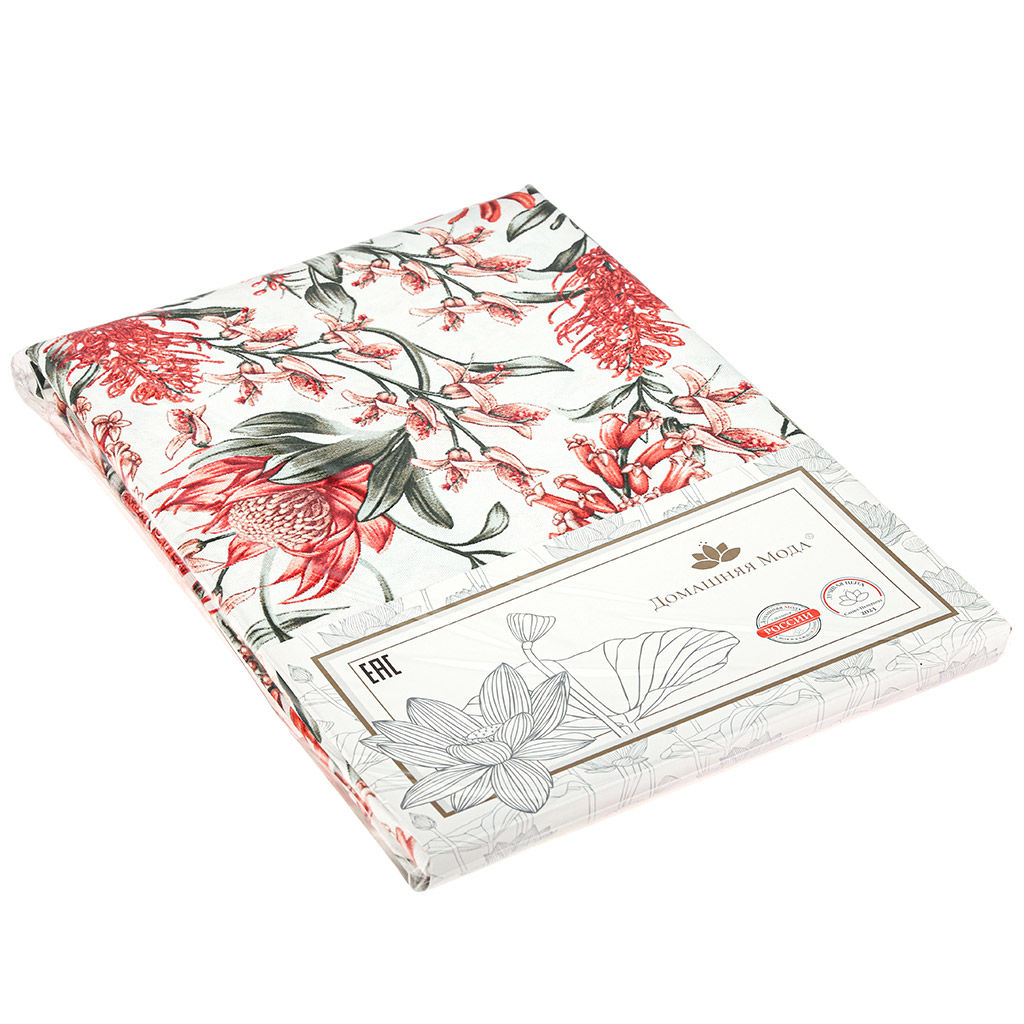 Скатерть 240х145см Сардиния, длина стола до 200см, на 10-12 персон, рогожка, хлопок Премиум 186г/м2, упаковка классическая 28х41см, Домашняя мода (Россия)  фото 5