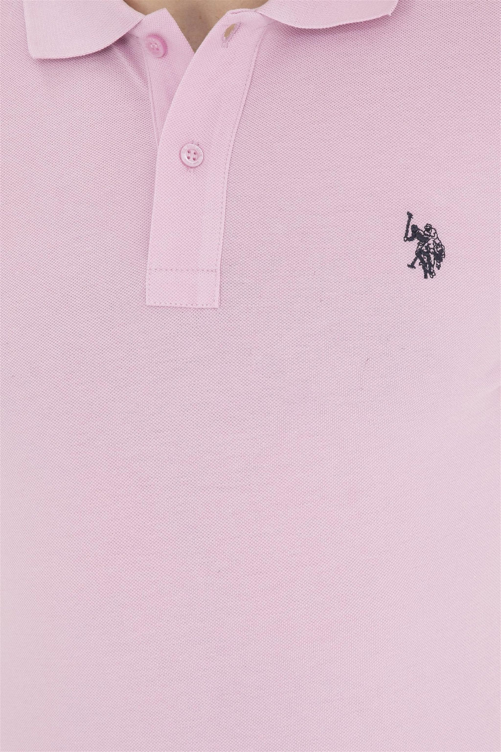 U. S. Polo Assn / Мужская розовая базовая футболка - U.s. polo assn фото 7